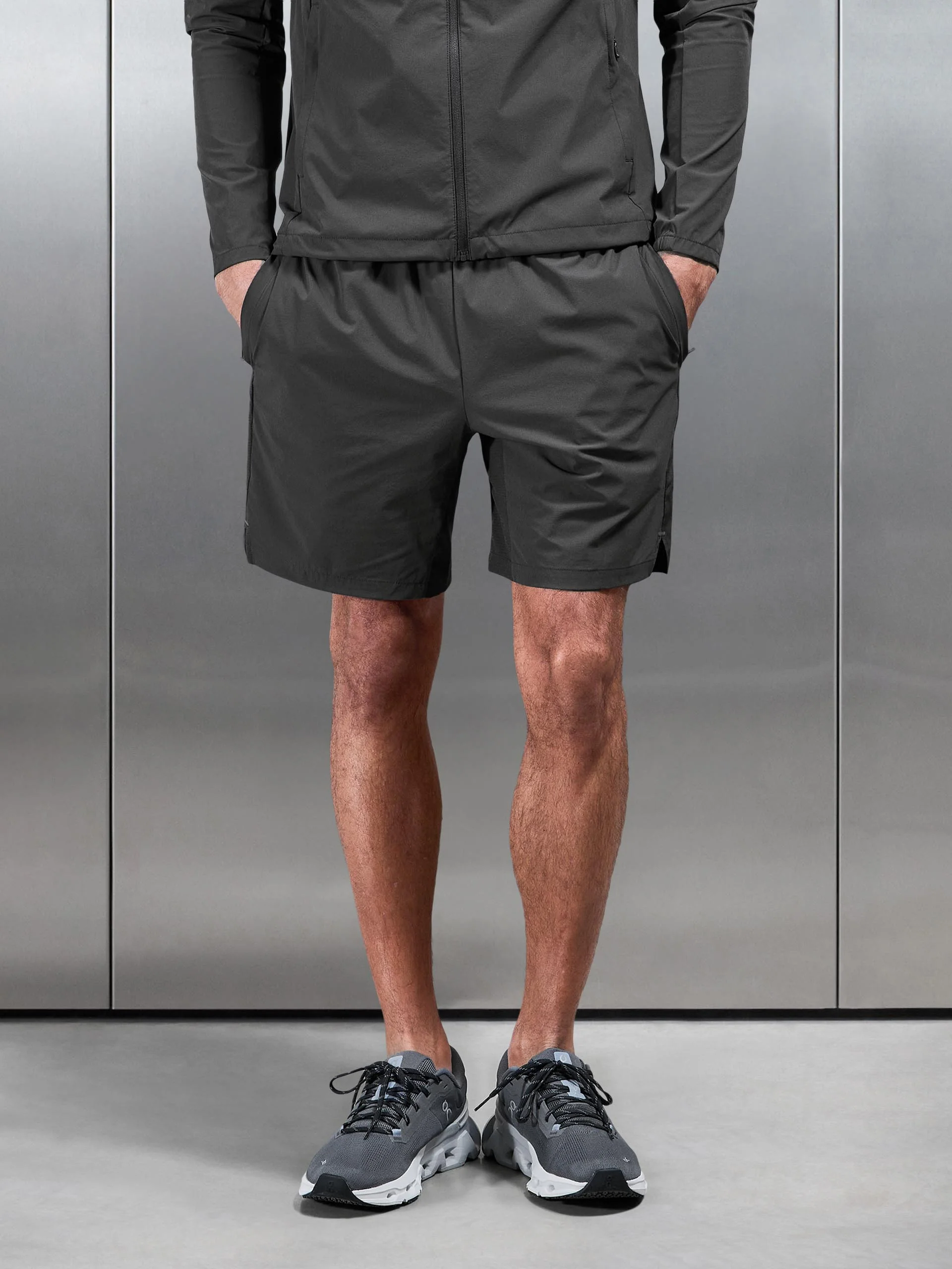 Performance Short in Grey - Image 3