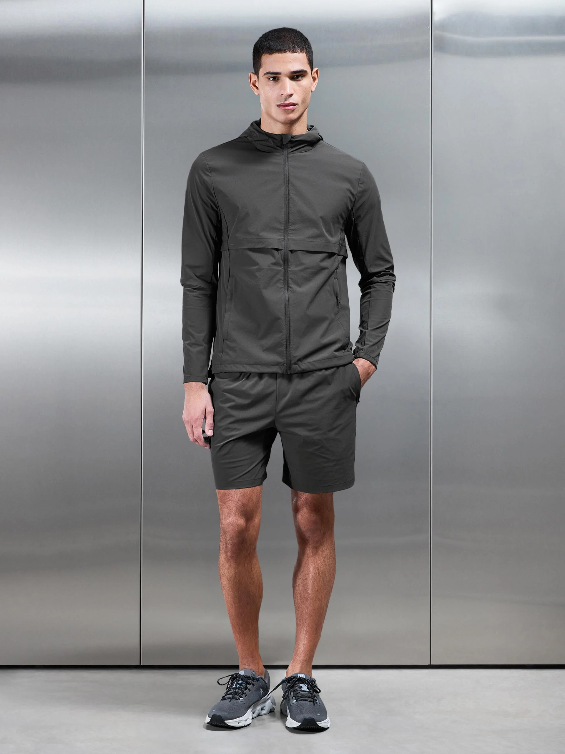 Performance Short in Grey - Image 4