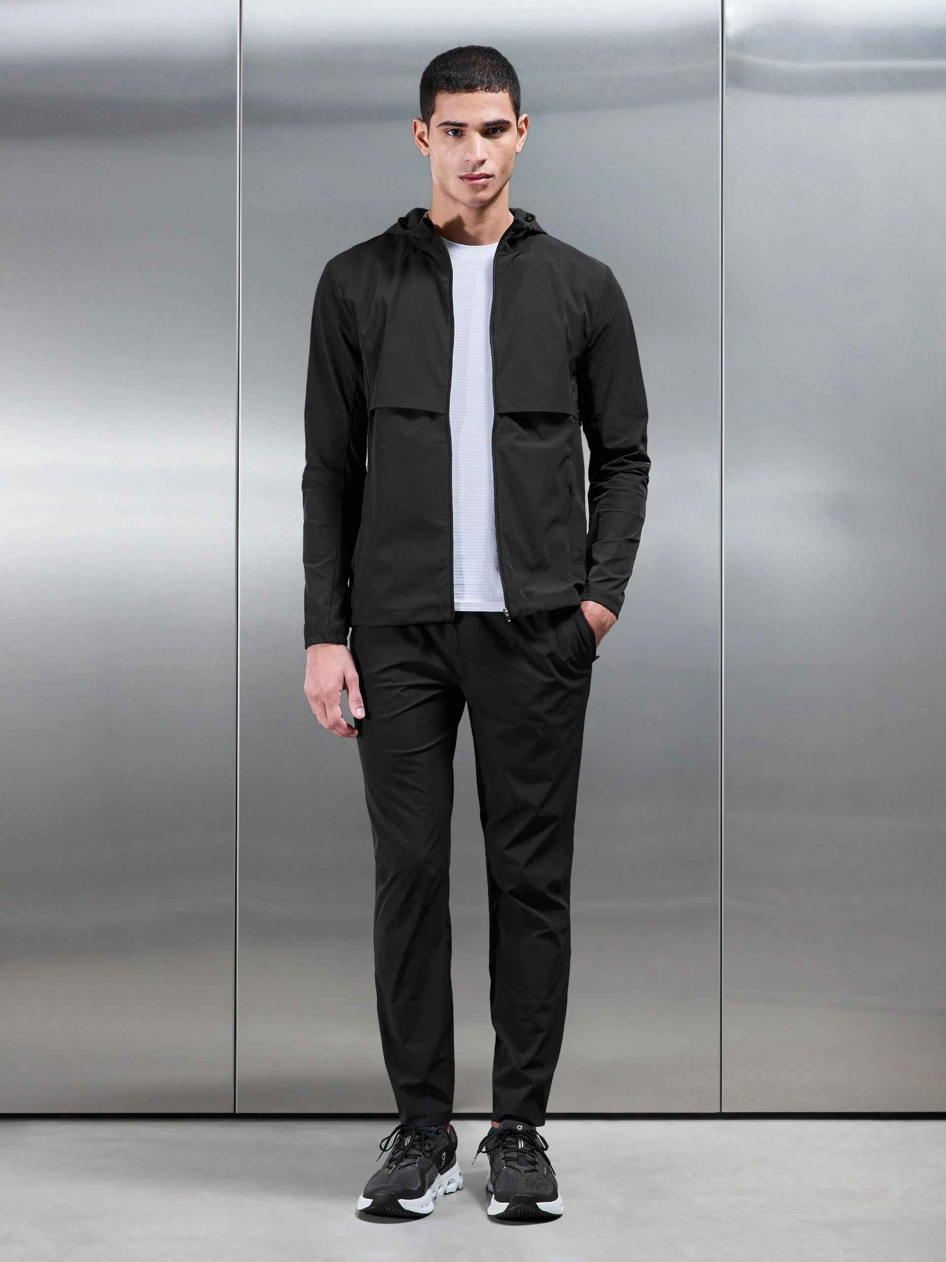 Performance Windbreaker in Black - Image 4