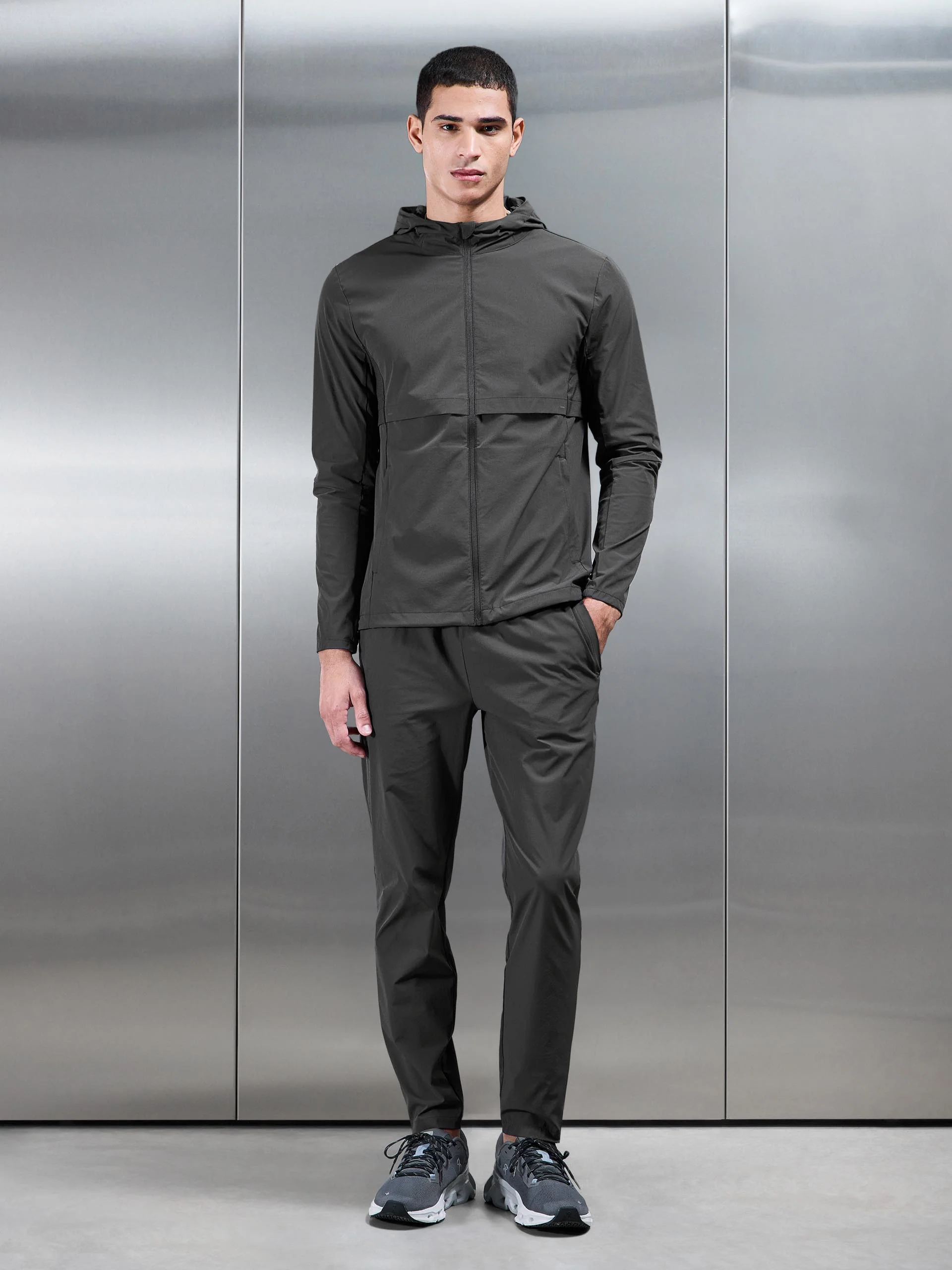 Performance Windbreaker in Grey - Image 10