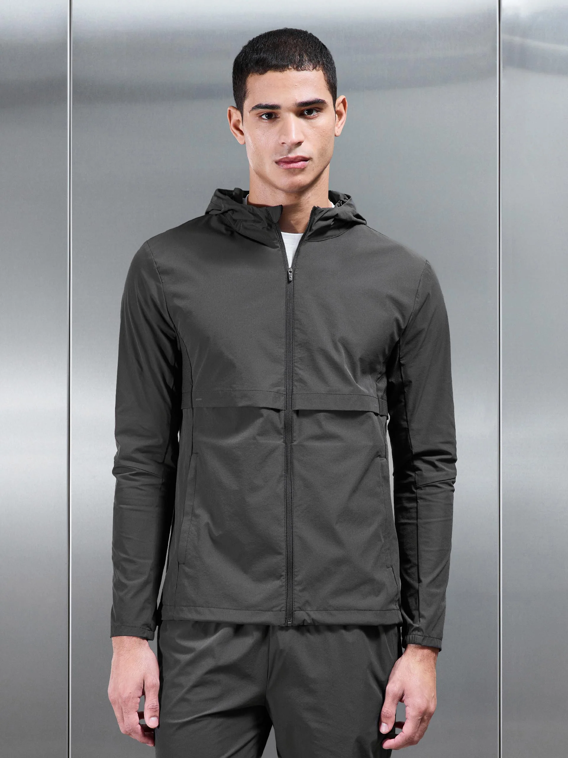 Performance Windbreaker in Grey - Image 3