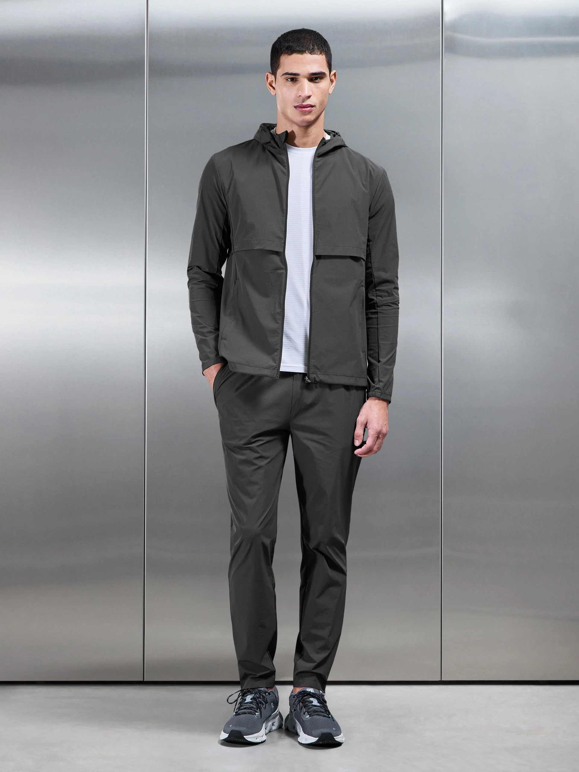 Performance Windbreaker in Grey - Image 4