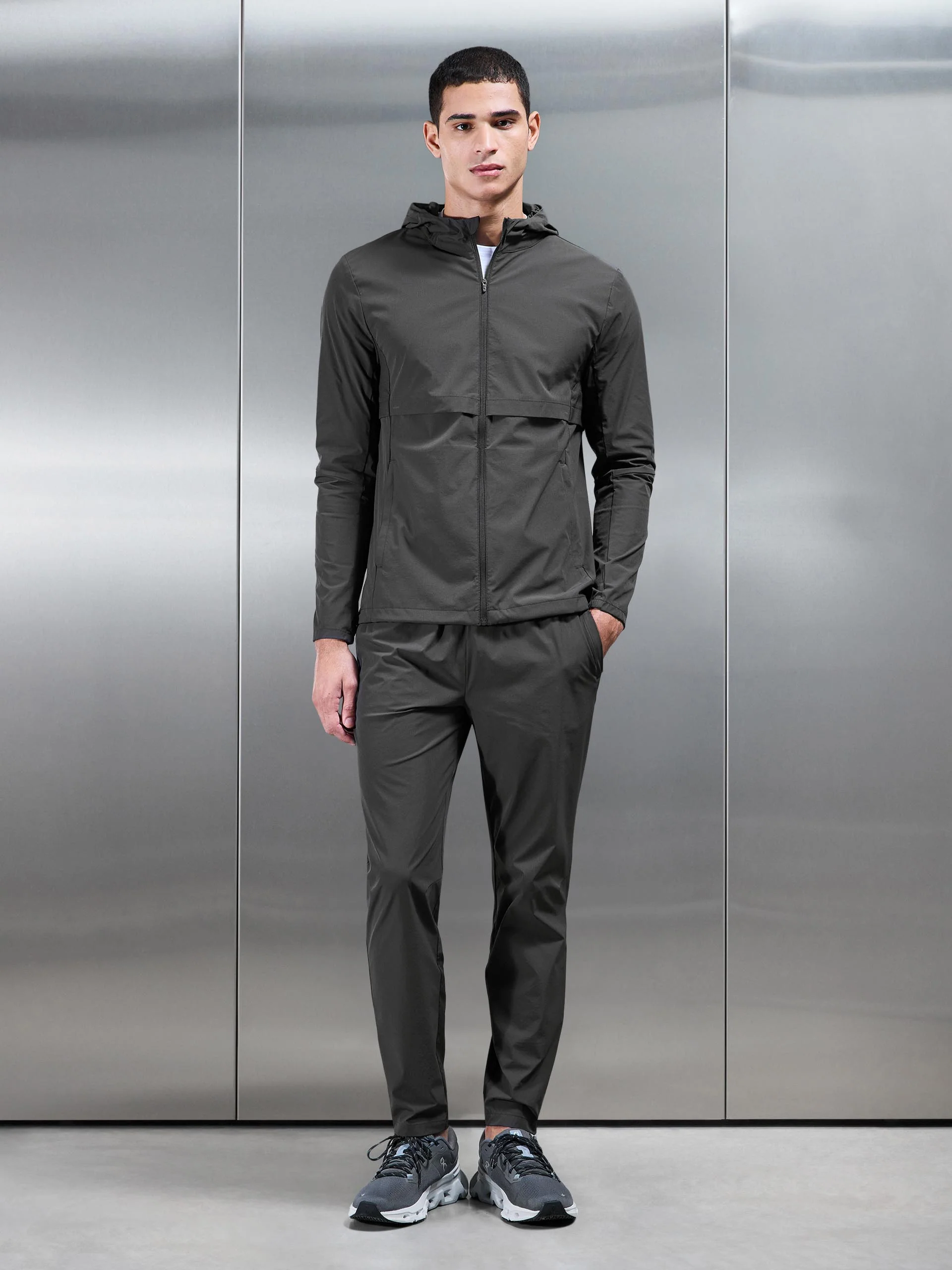 Performance Windbreaker in Grey - Image 8