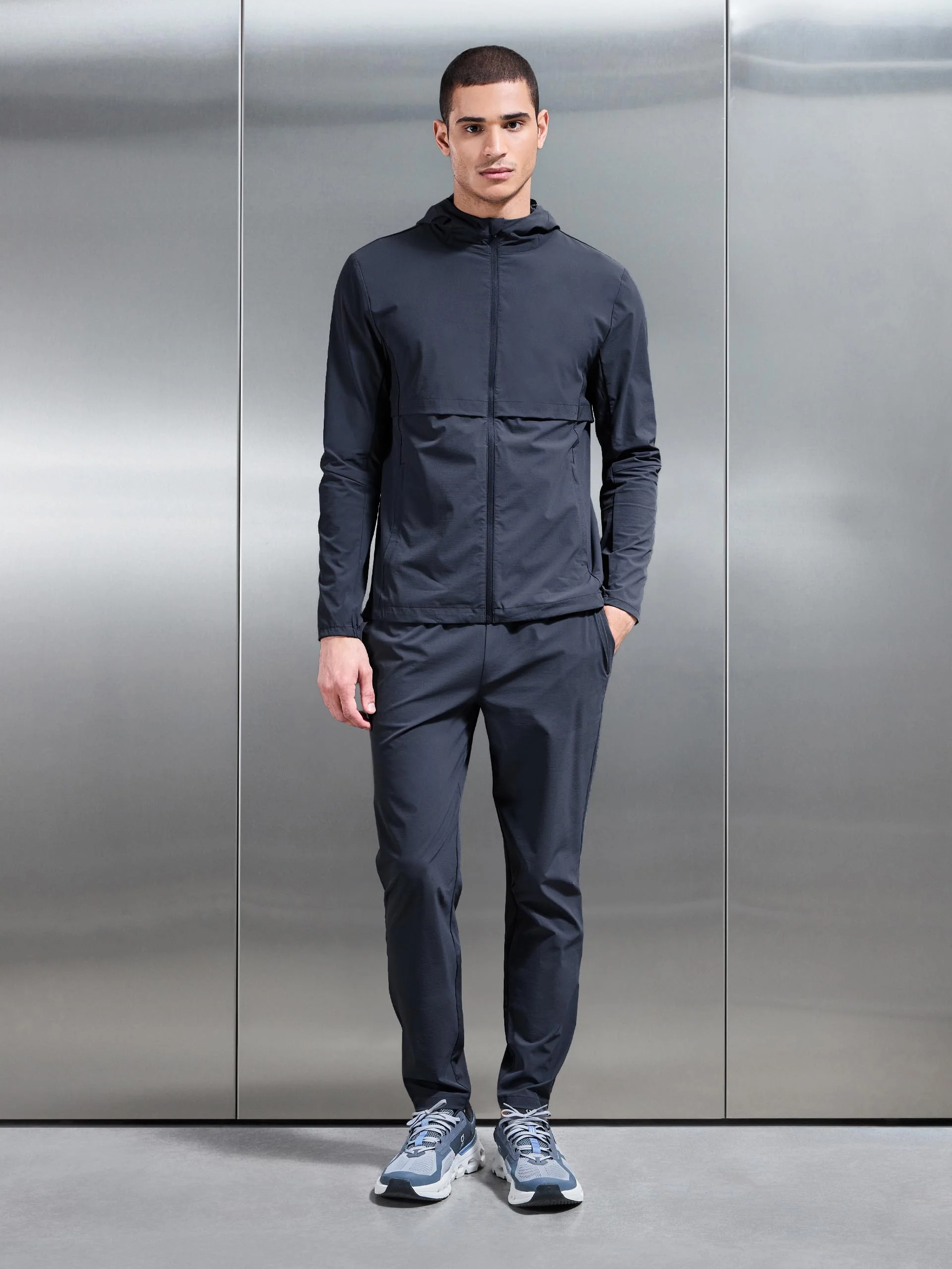 Performance Windbreaker in Slate Blue - Image 8