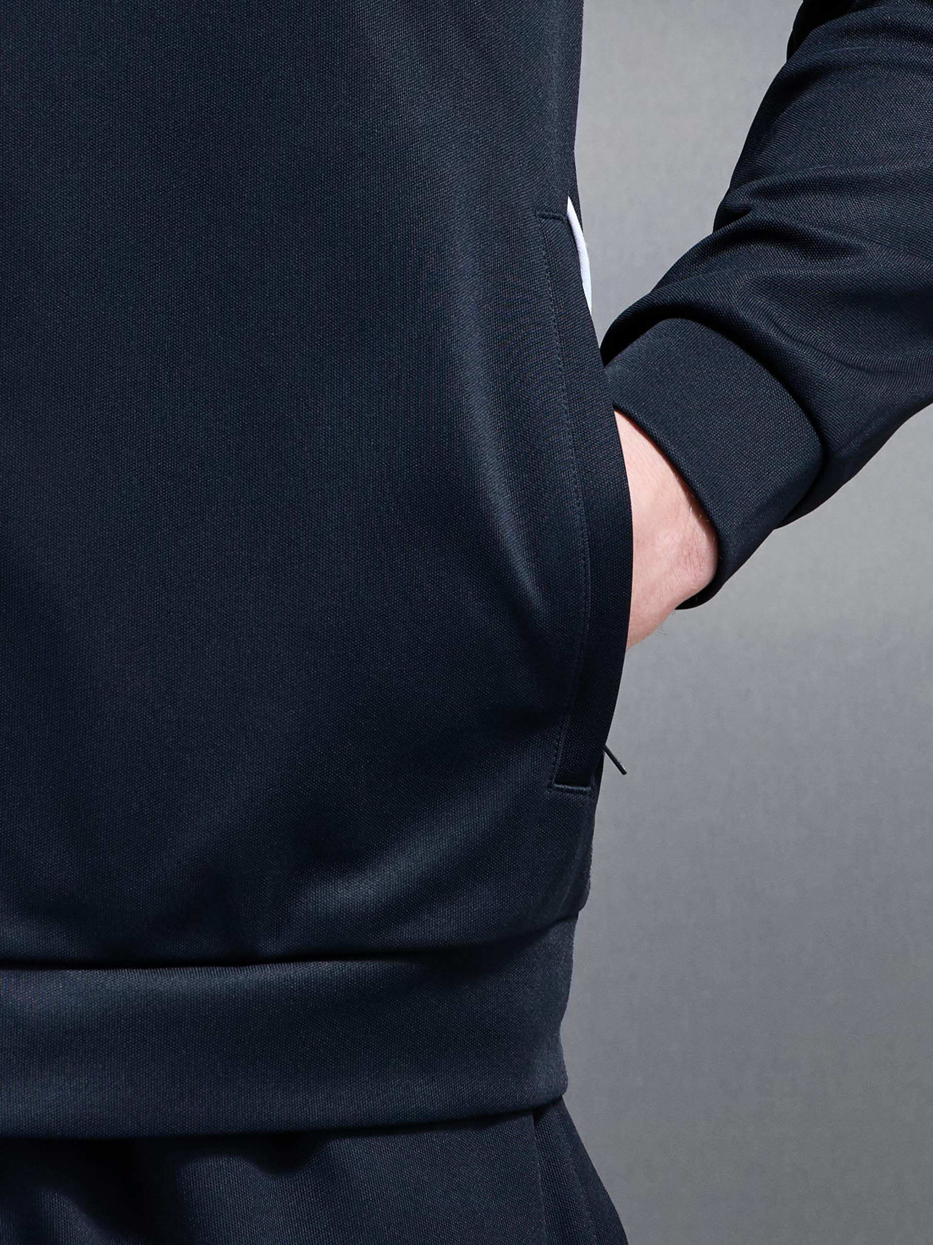 Piping Track Jacket in Navy - Image 5