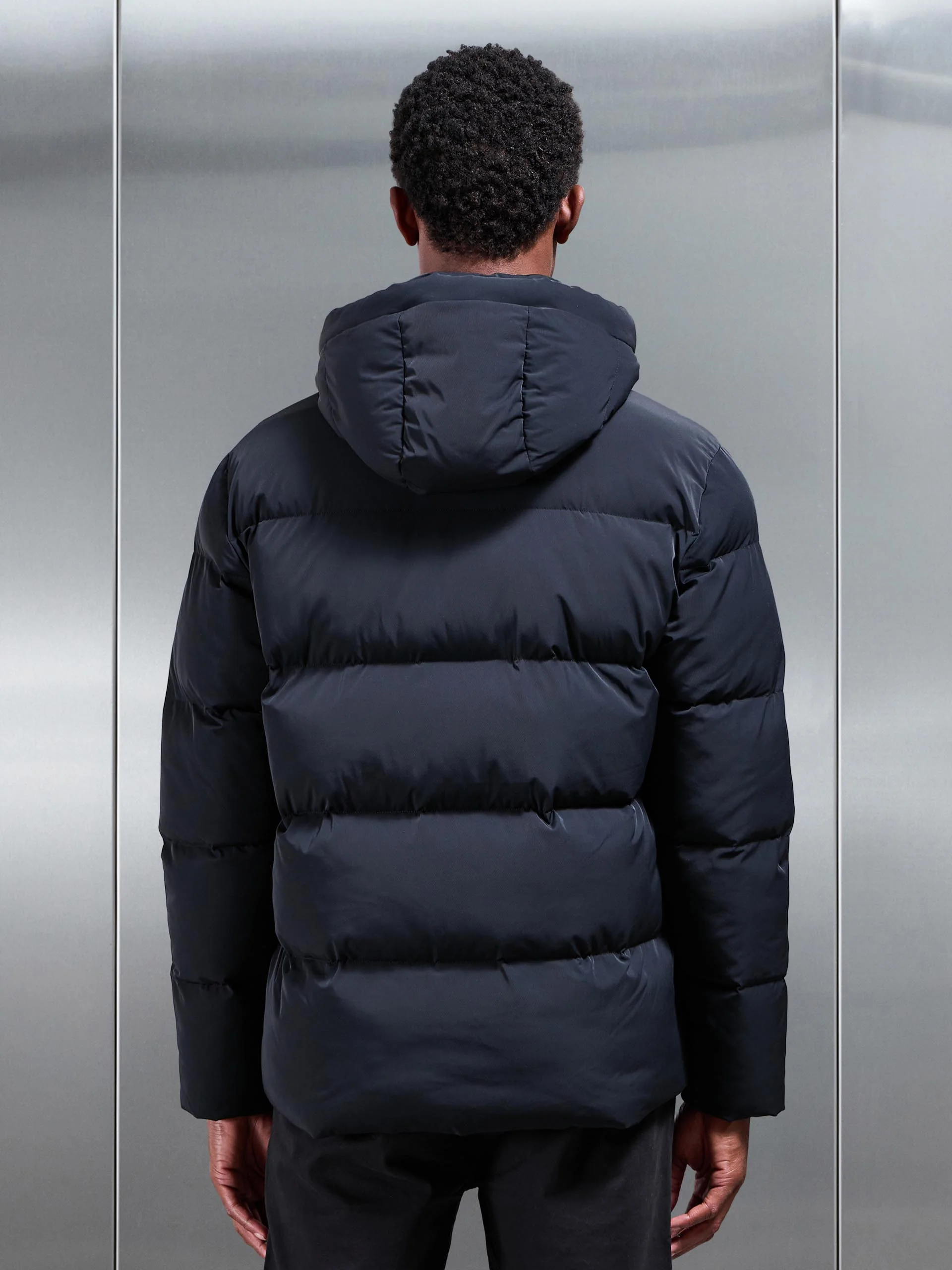 Puffer Parka in Black - Image 4