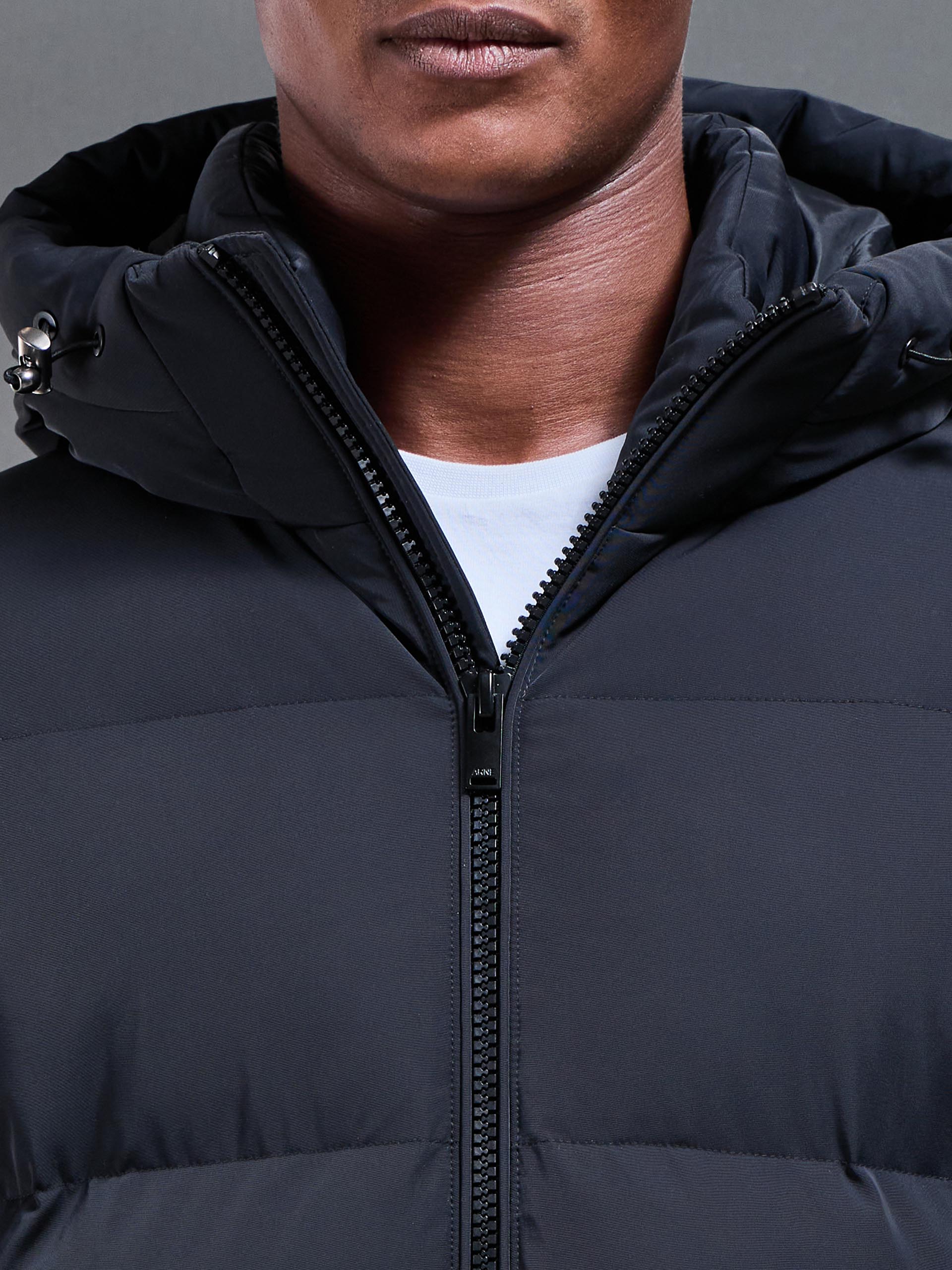 Puffer Parka in Black - Image 5