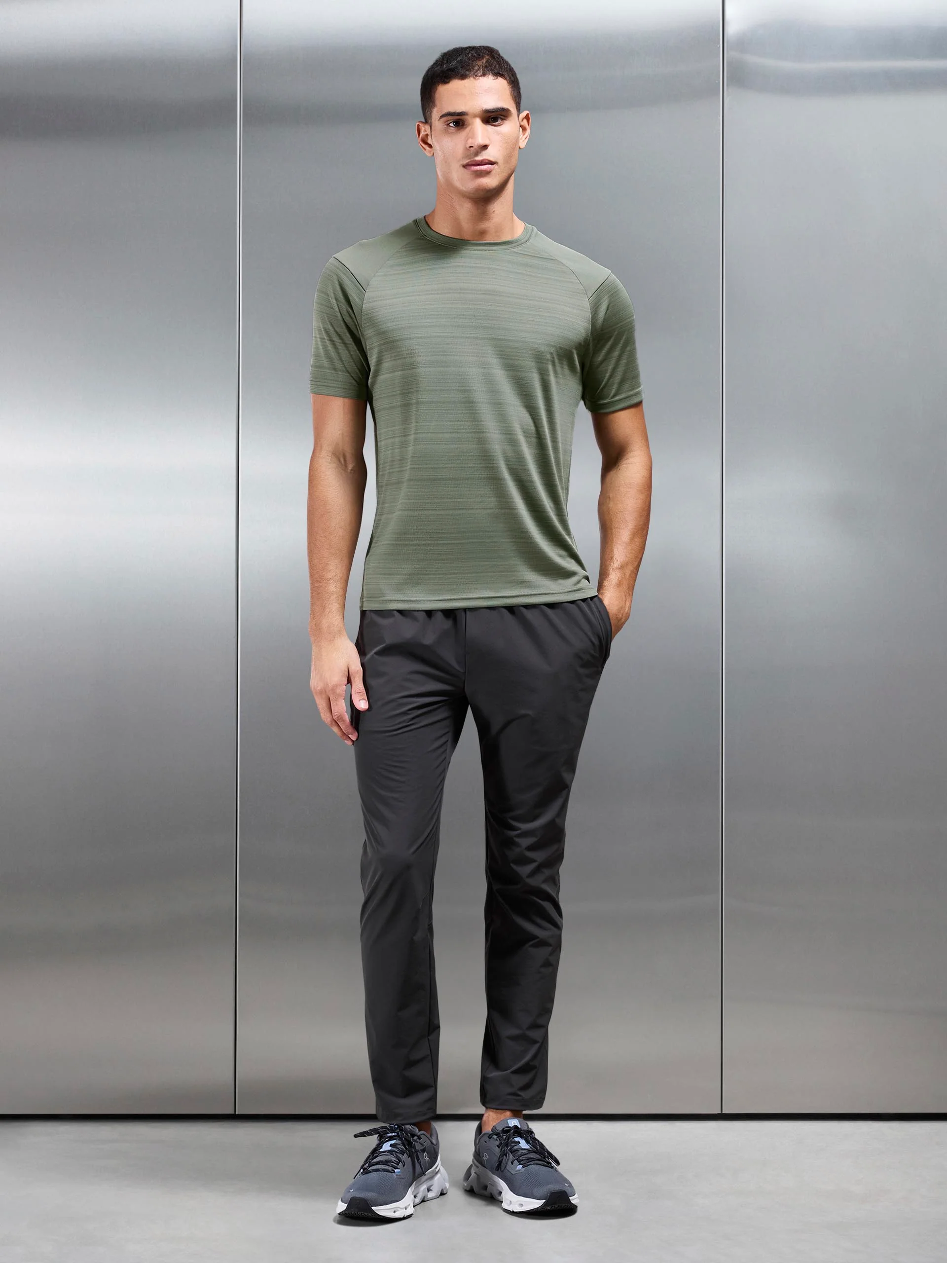 React T-Shirt in Olive - Image 4