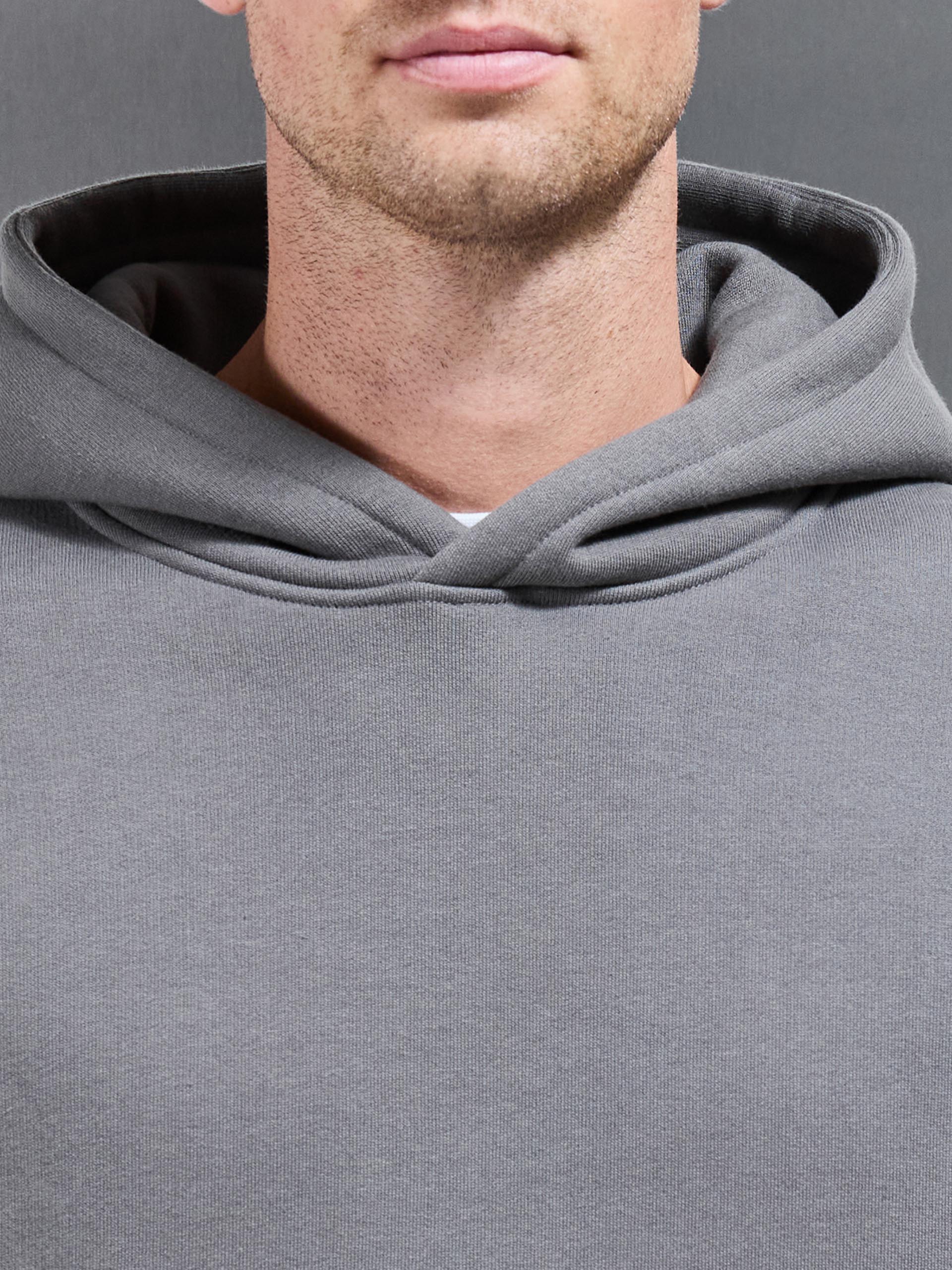 Relaxed Fit Hoodie in Grey - Image 4
