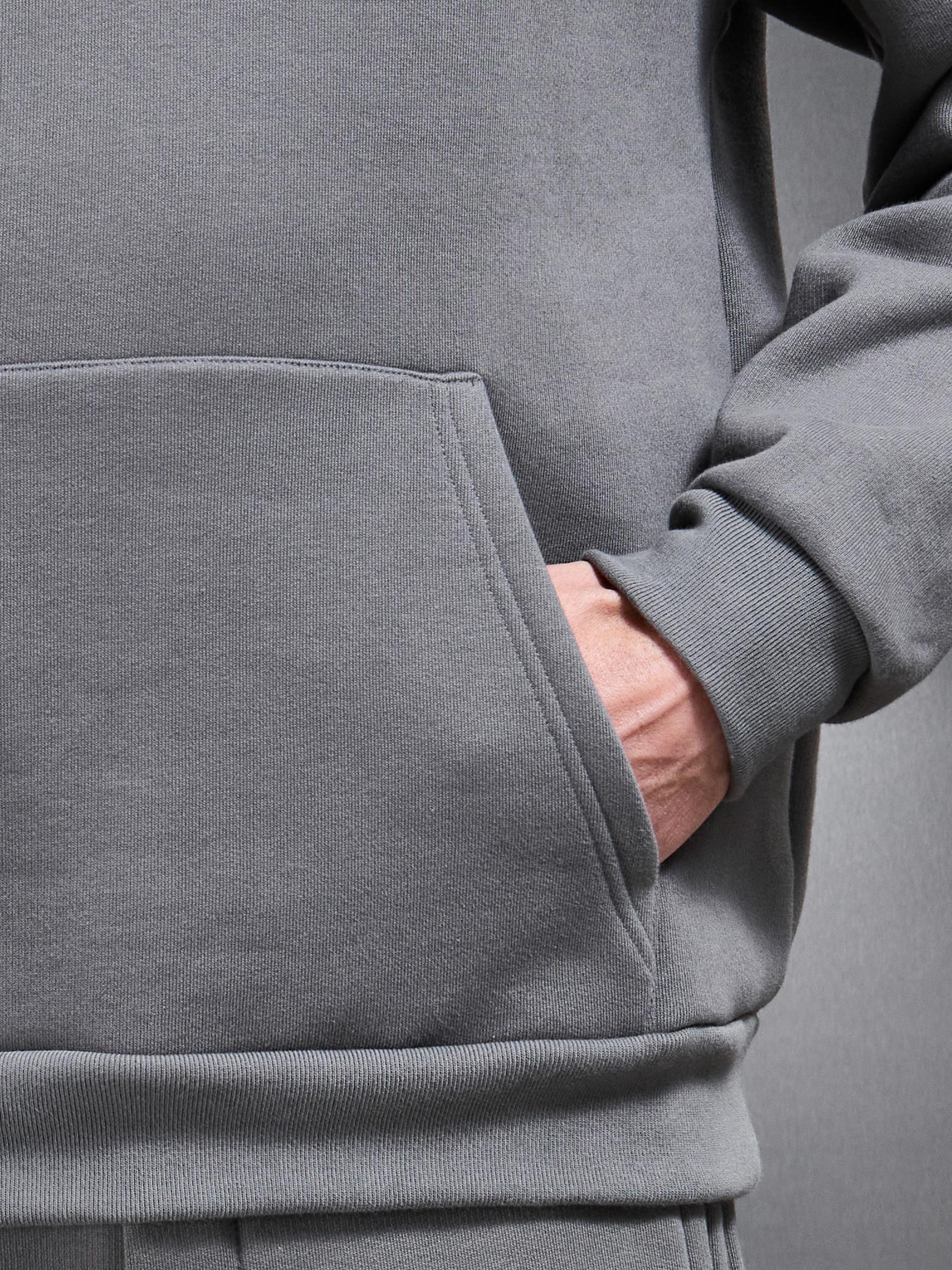 Relaxed Fit Hoodie in Grey - Image 5