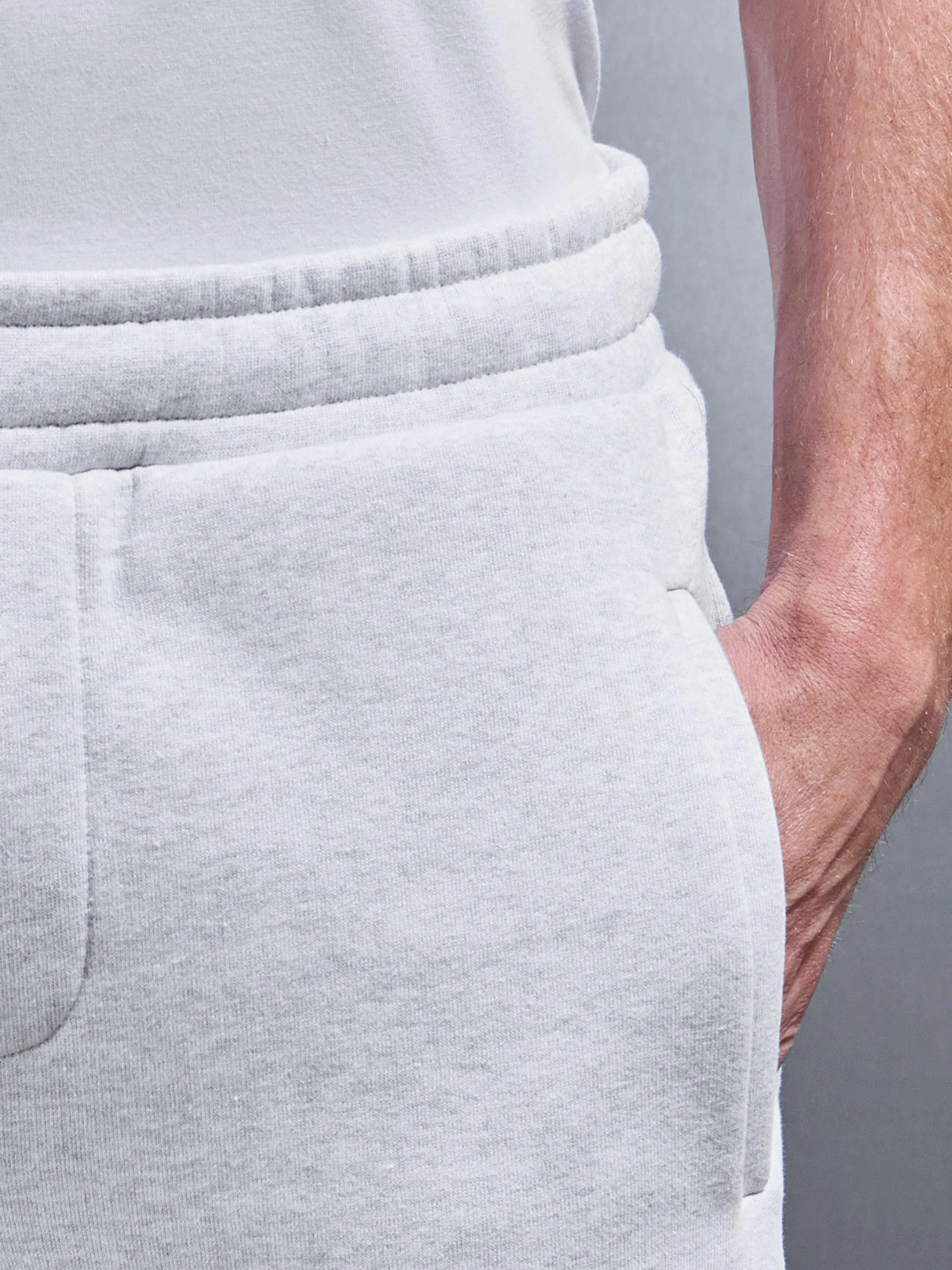 Relaxed Fit Jogger in Marl Grey - Image 6