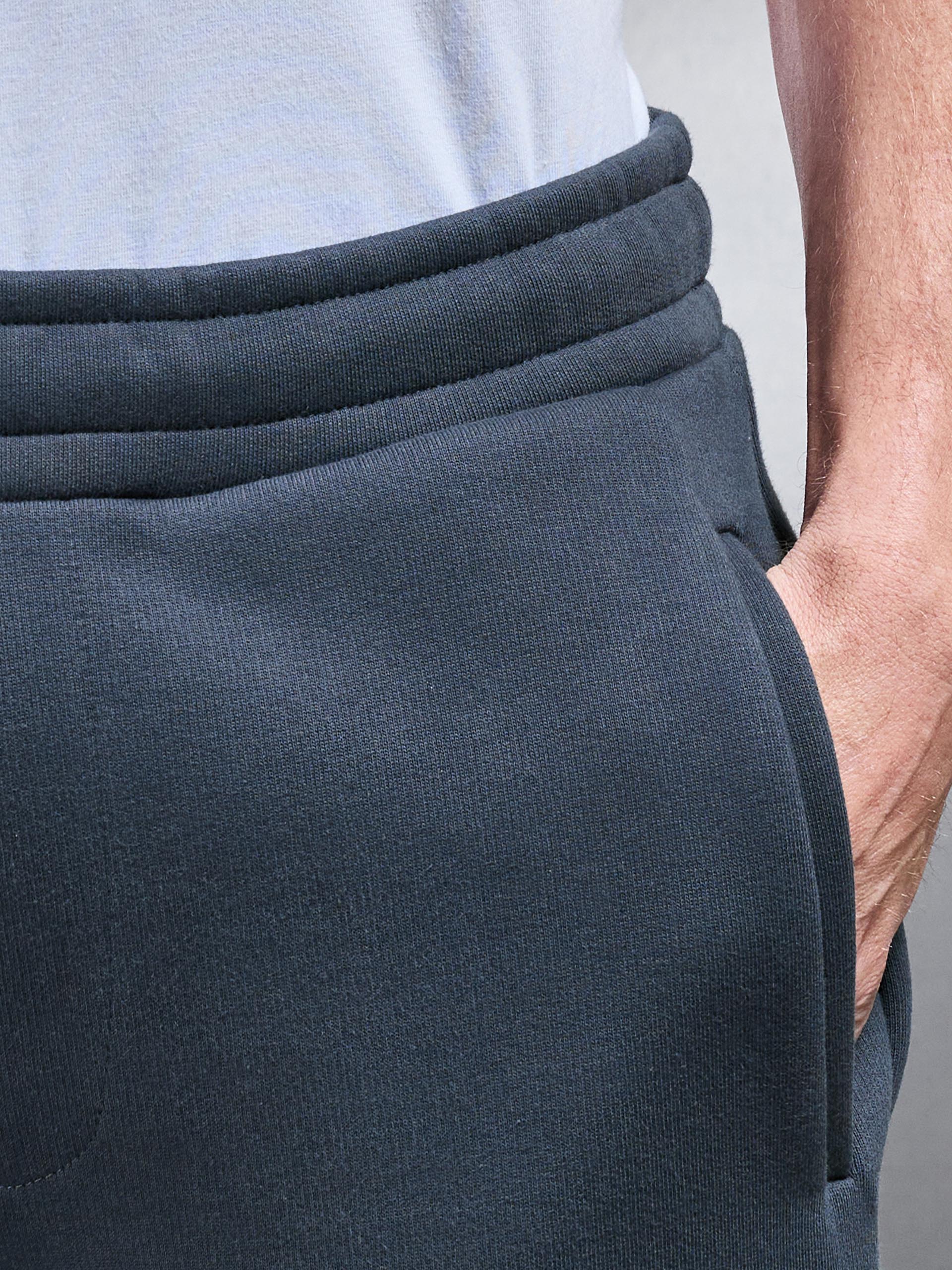 Relaxed Fit Straight Leg Jogger in Slate Blue - Image 4
