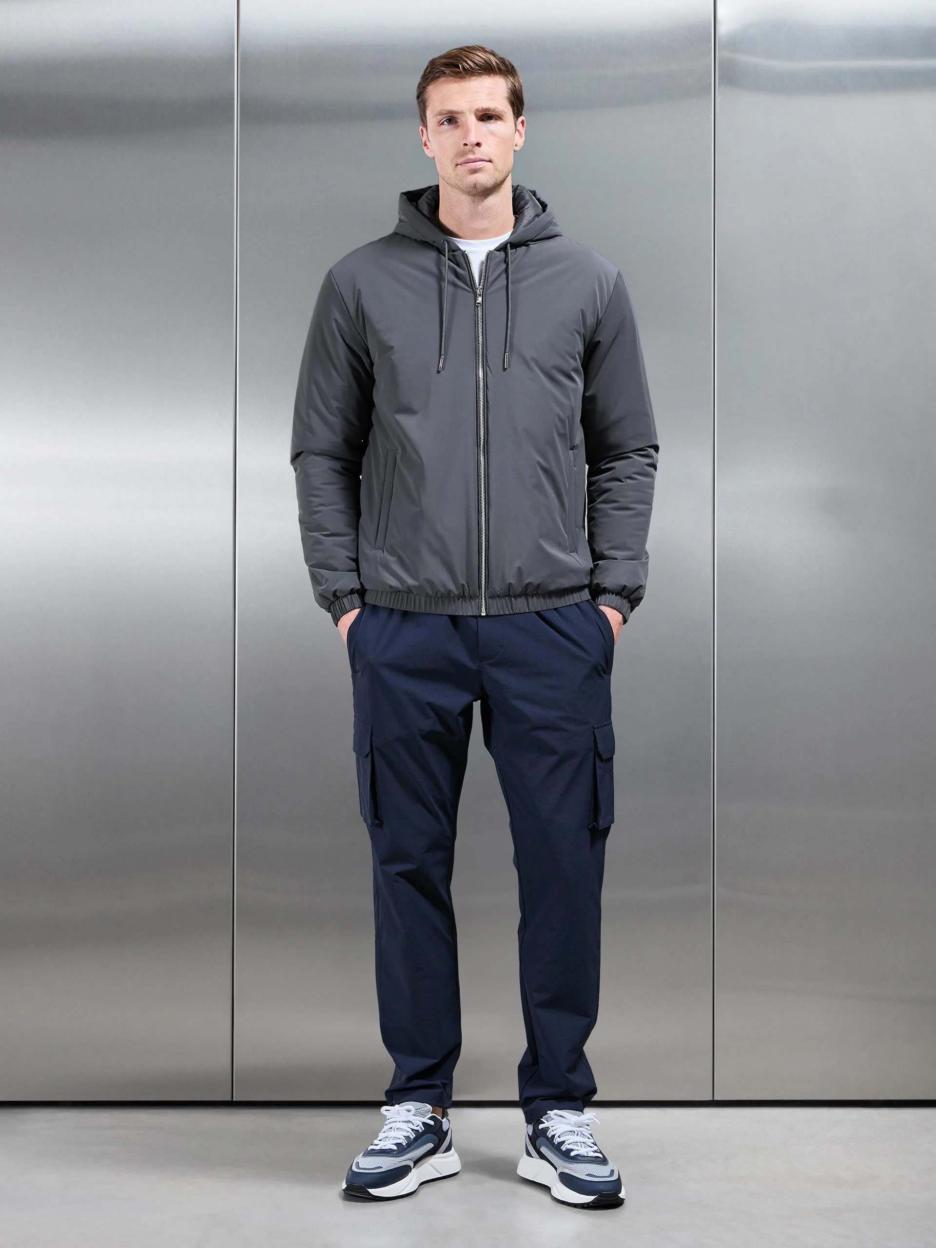 Relaxed Fit Utility Cargo Pant in Navy - Image 2