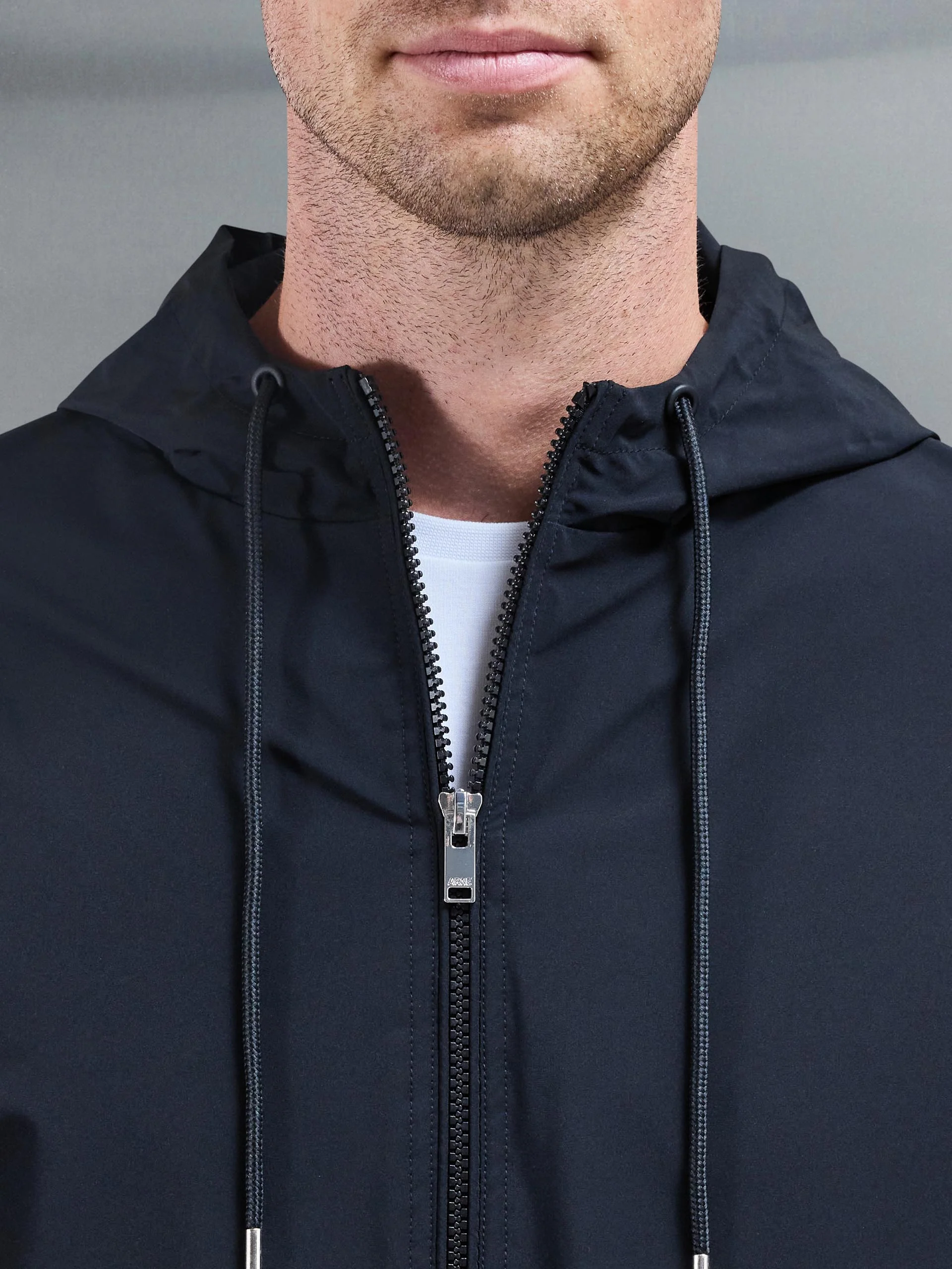 Shell Windbreaker in Black - Image 3