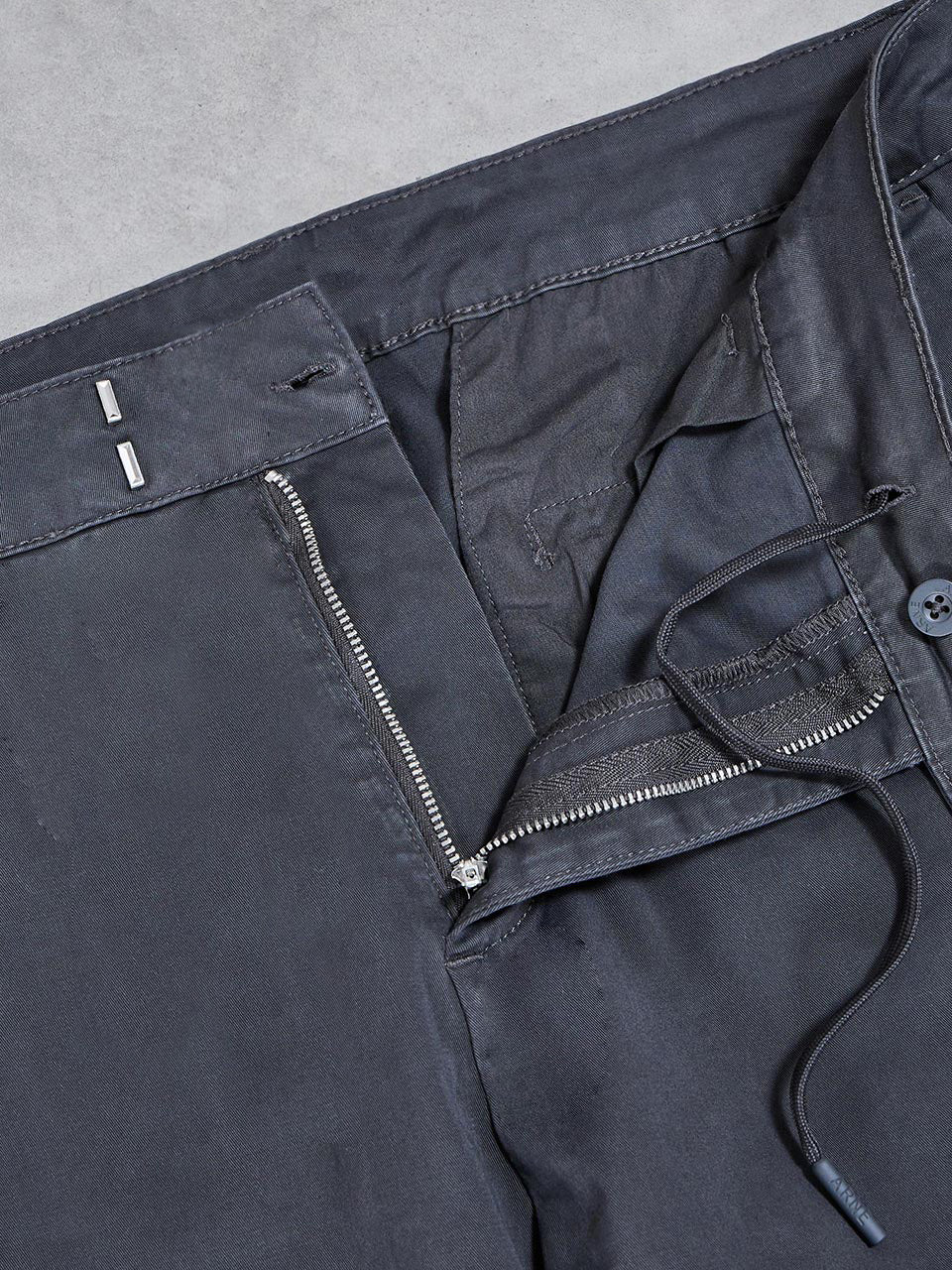 Slim Fit Tailored Chino Trouser in Grey - Image 7