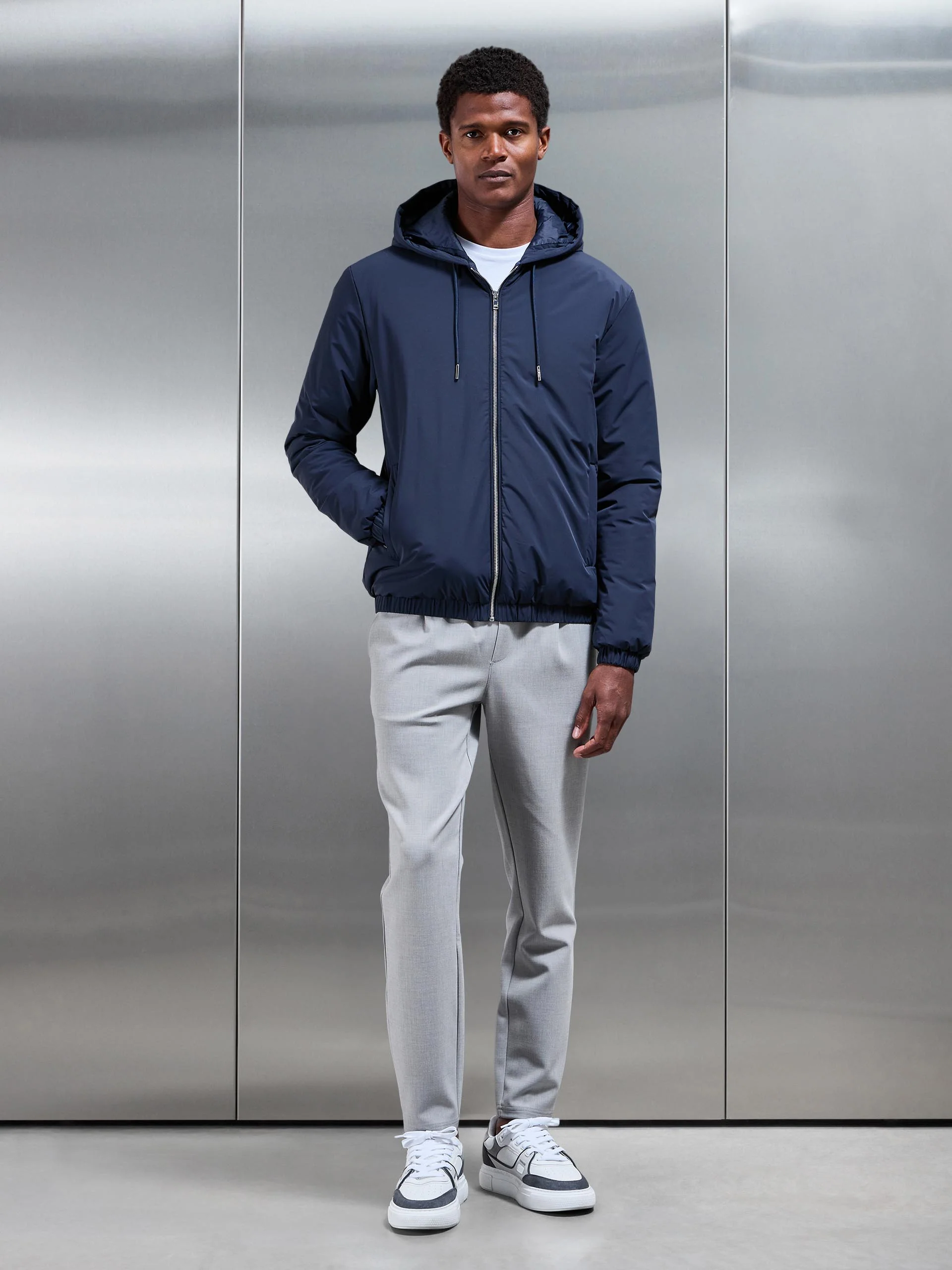 Smart Casual Jogger in Stone - Image 2