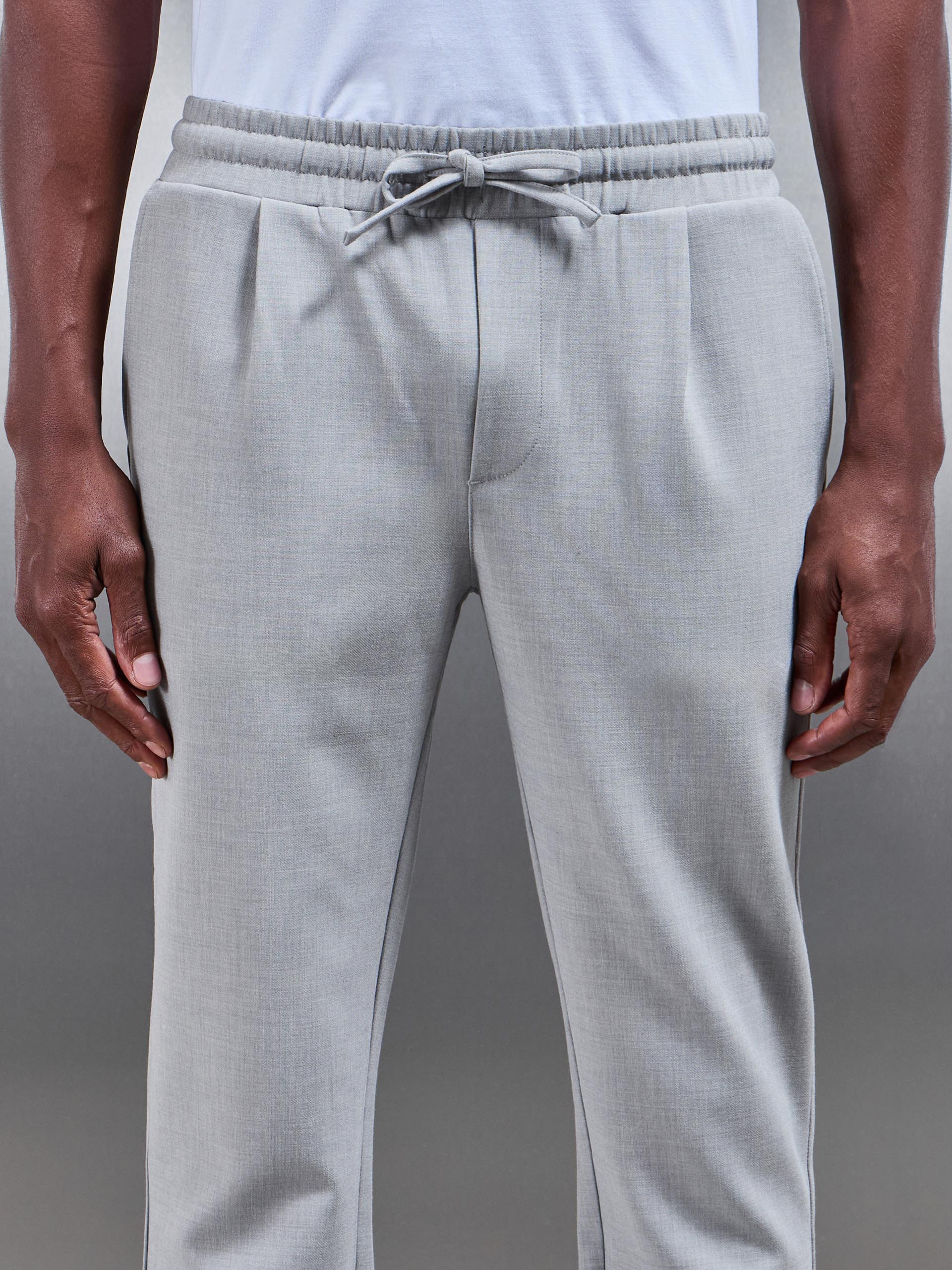 Smart Casual Jogger in Stone - Image 4