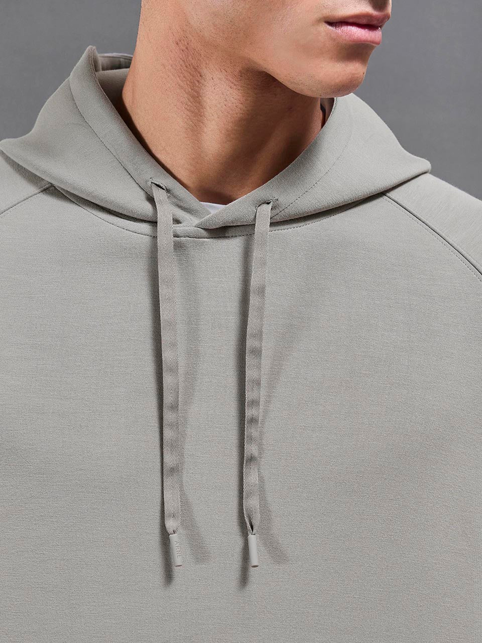 Soft Interlock Active Hoodie in Stone - Image 6