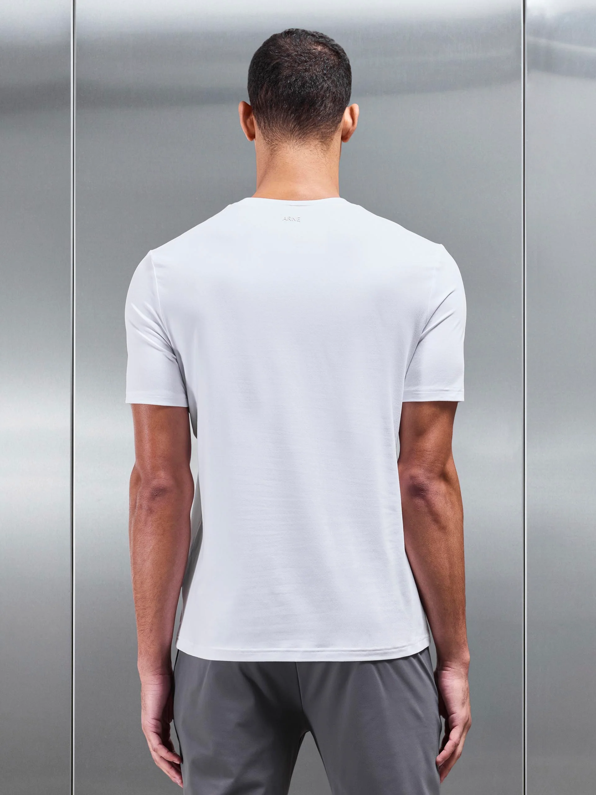 Soft Jersey Active T-Shirt in White - Image 5