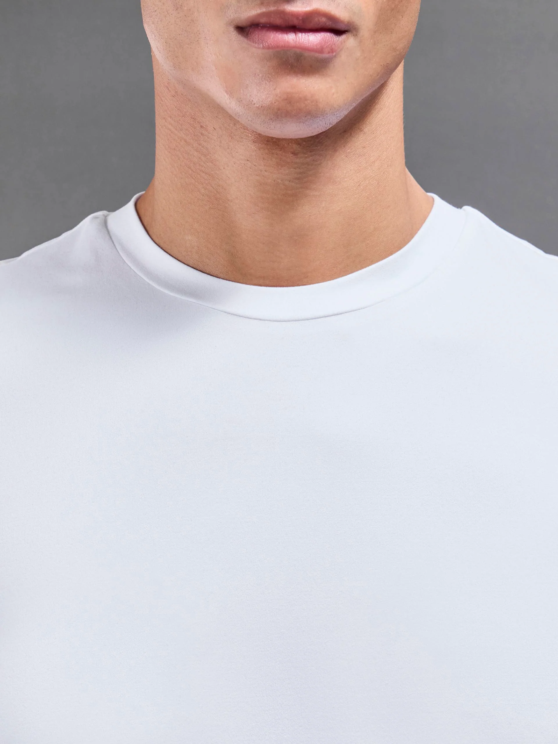 Soft Jersey Active T-Shirt in White - Image 6