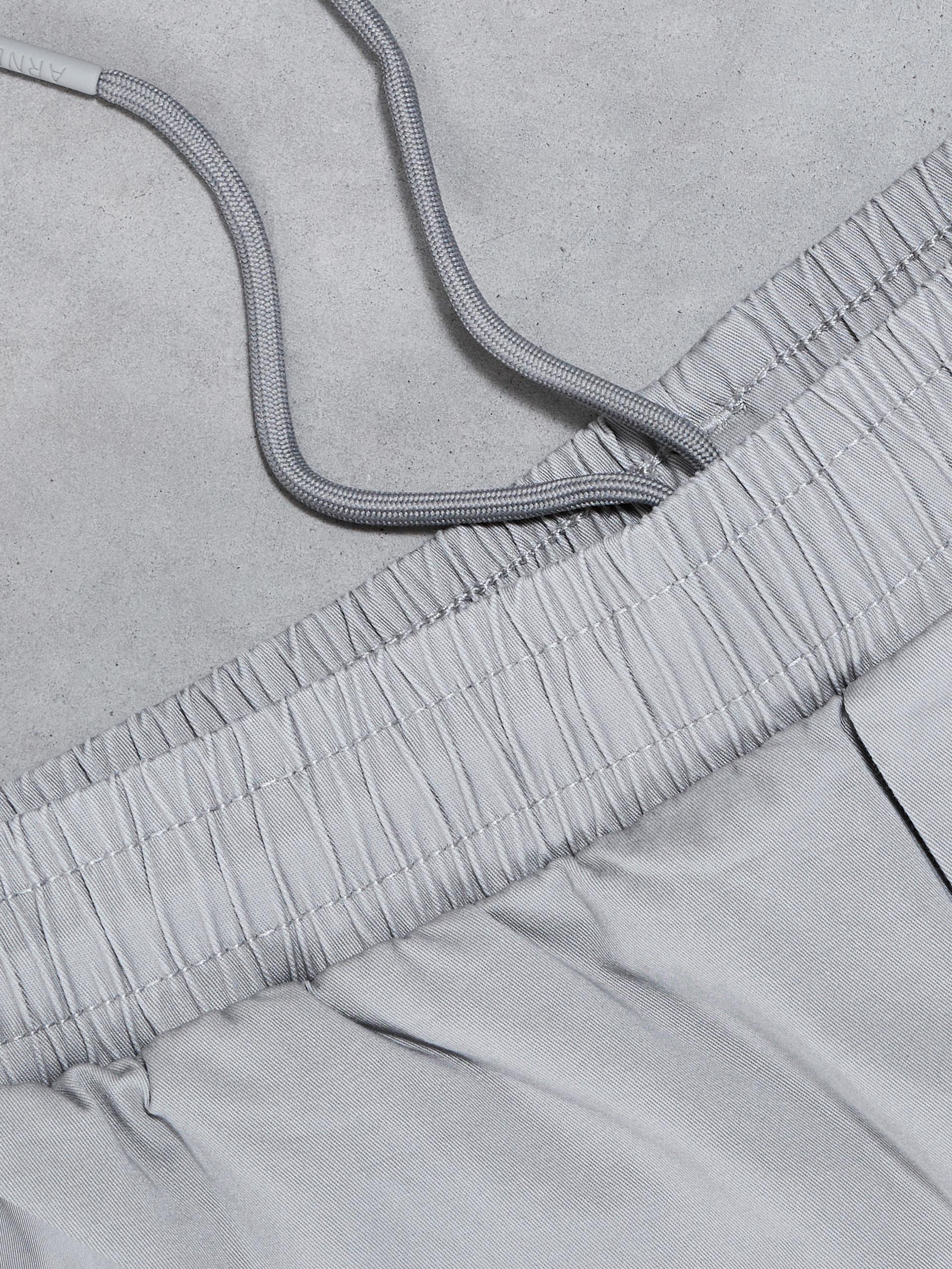 Tailored Drawstring Chino Trouser in Stone - Image 7