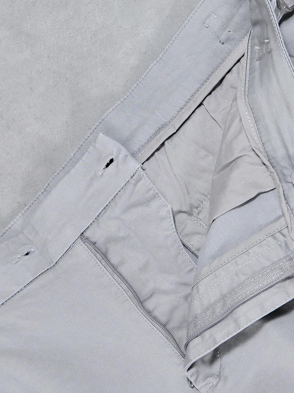 Tailored Side Adjuster Chino Trouser in Stone - Image 7