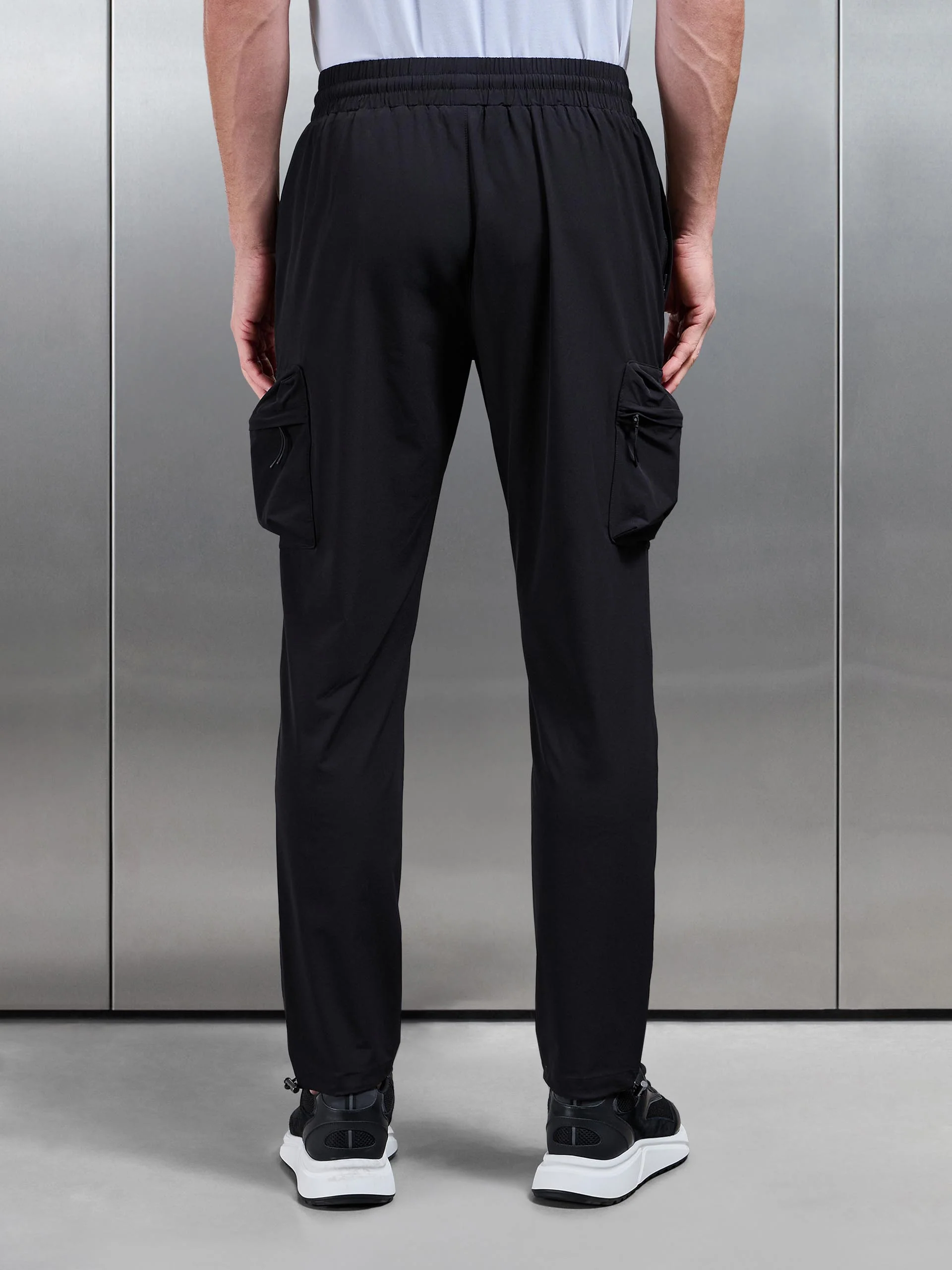Technical 3D Cargo Pant in Black - Image 3