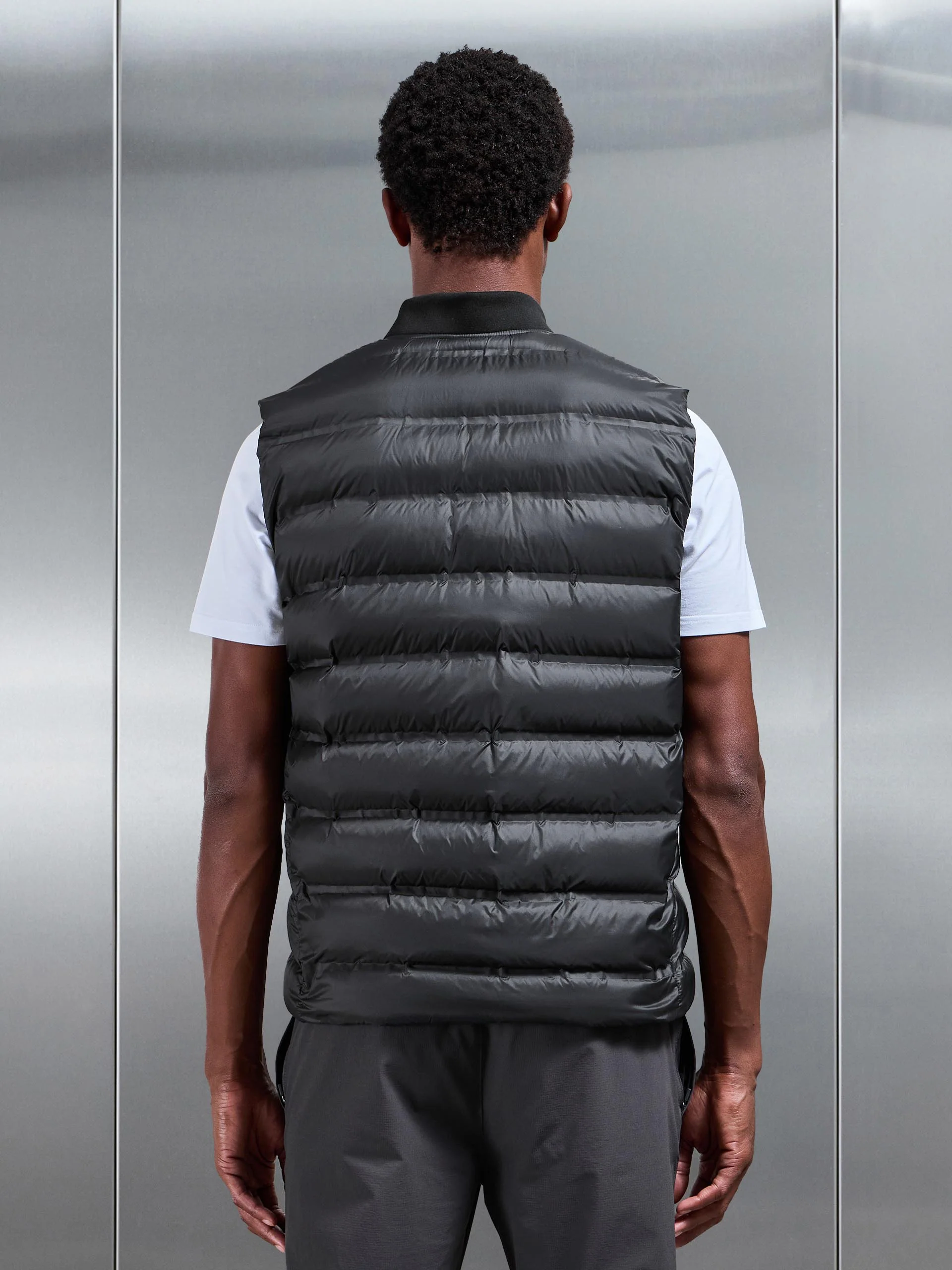 Technical Bomber Gilet in Black - Image 4
