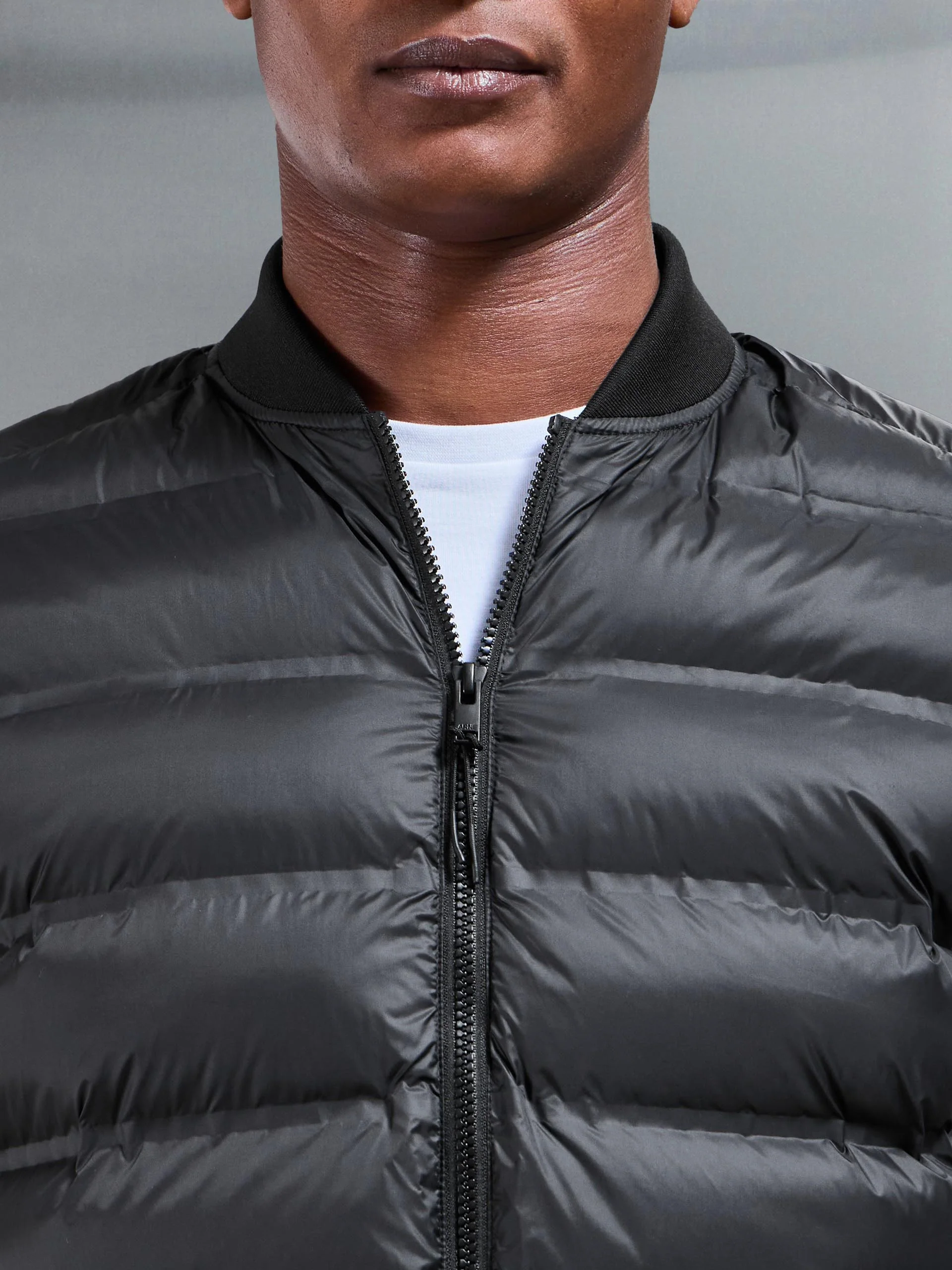 Technical Bomber Gilet in Black - Image 7