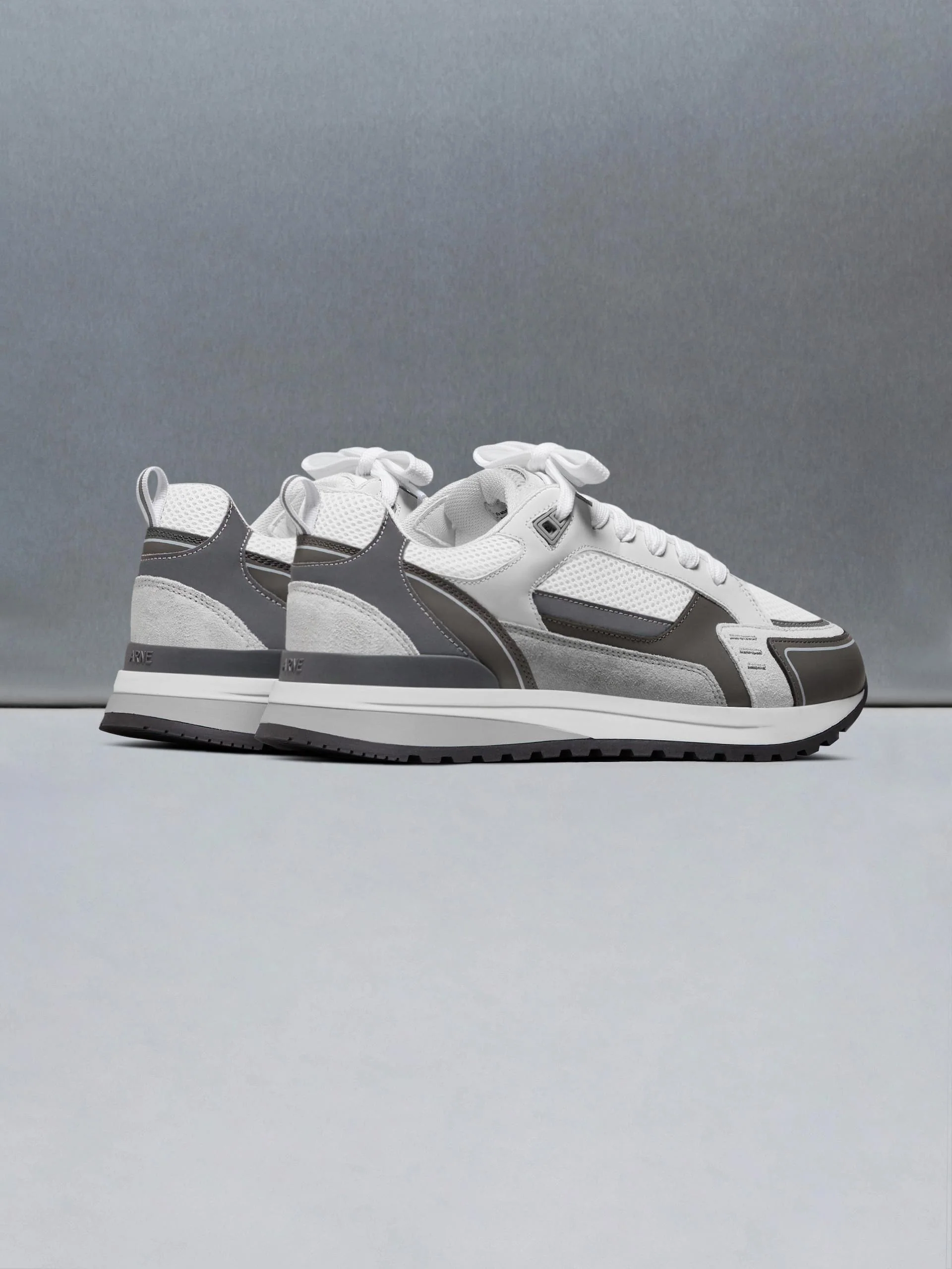 Technical Racer in White Grey - Image 4