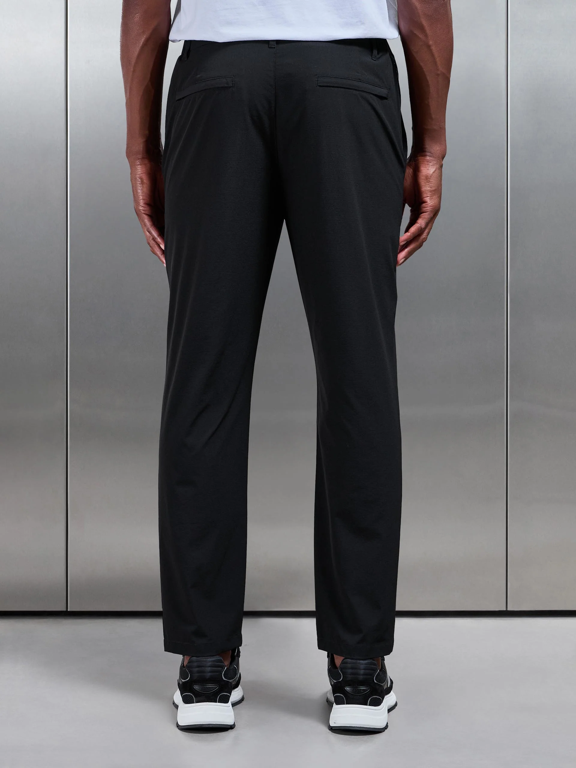 Technical Tailored Trouser in Black - Image 3