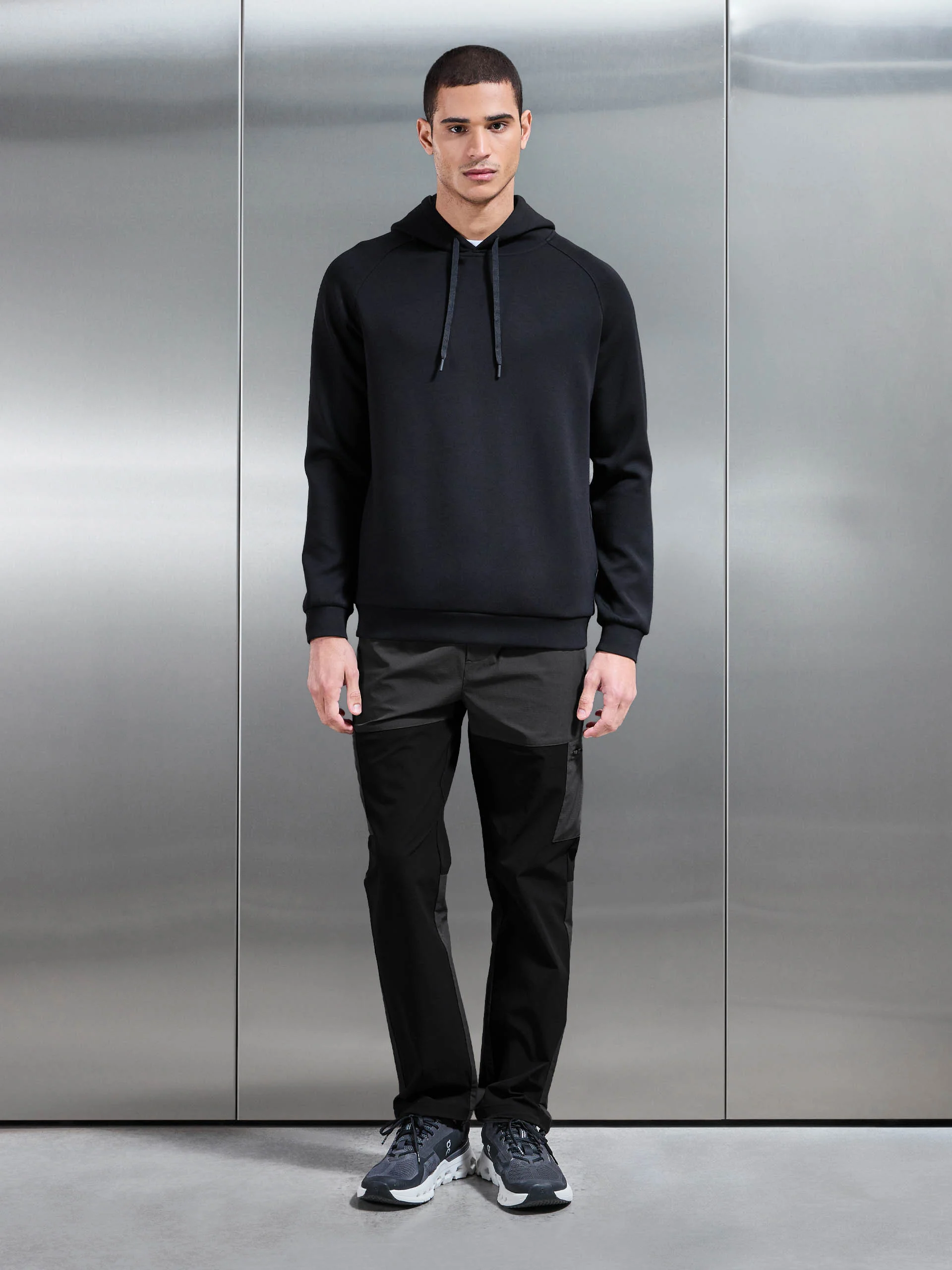 Trail Colour Block Cargo Pant in Black - Image 4