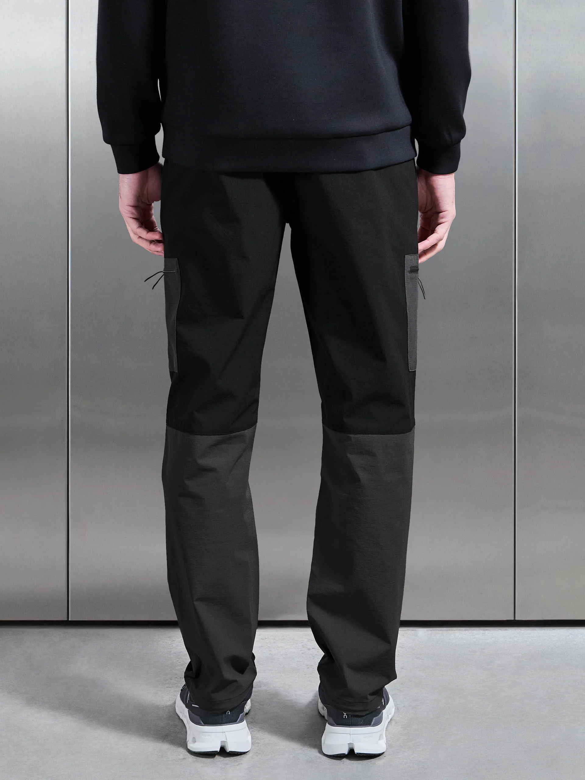 Trail Colour Block Cargo Pant in Black - Image 5