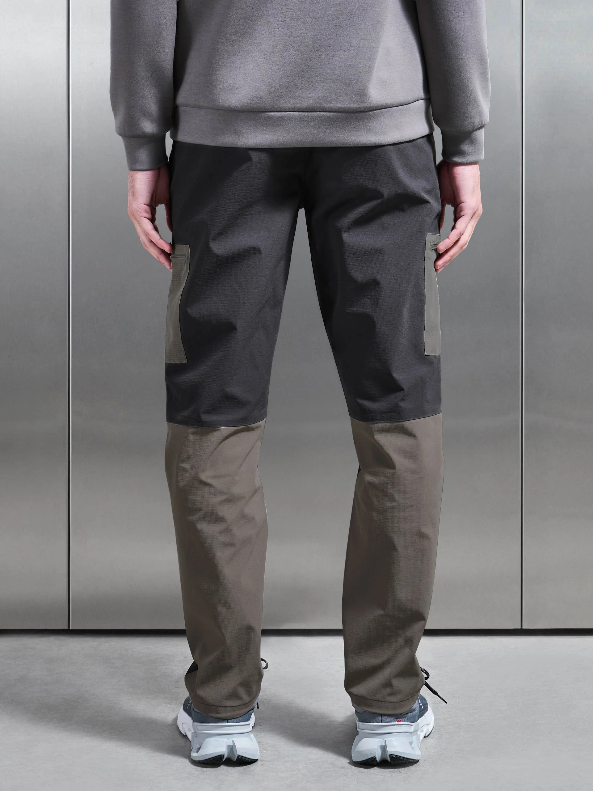 Trail Colour Block Cargo Pant in Grey - Image 5