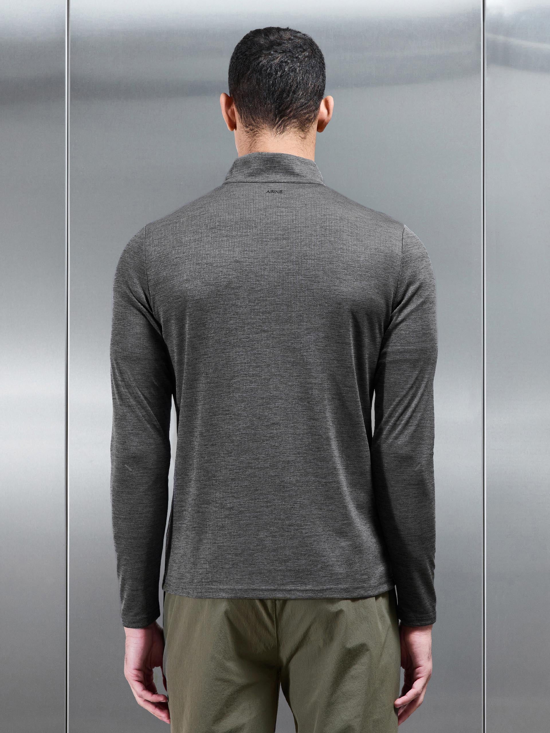 Trail Half Zip in Charcoal - Image 5