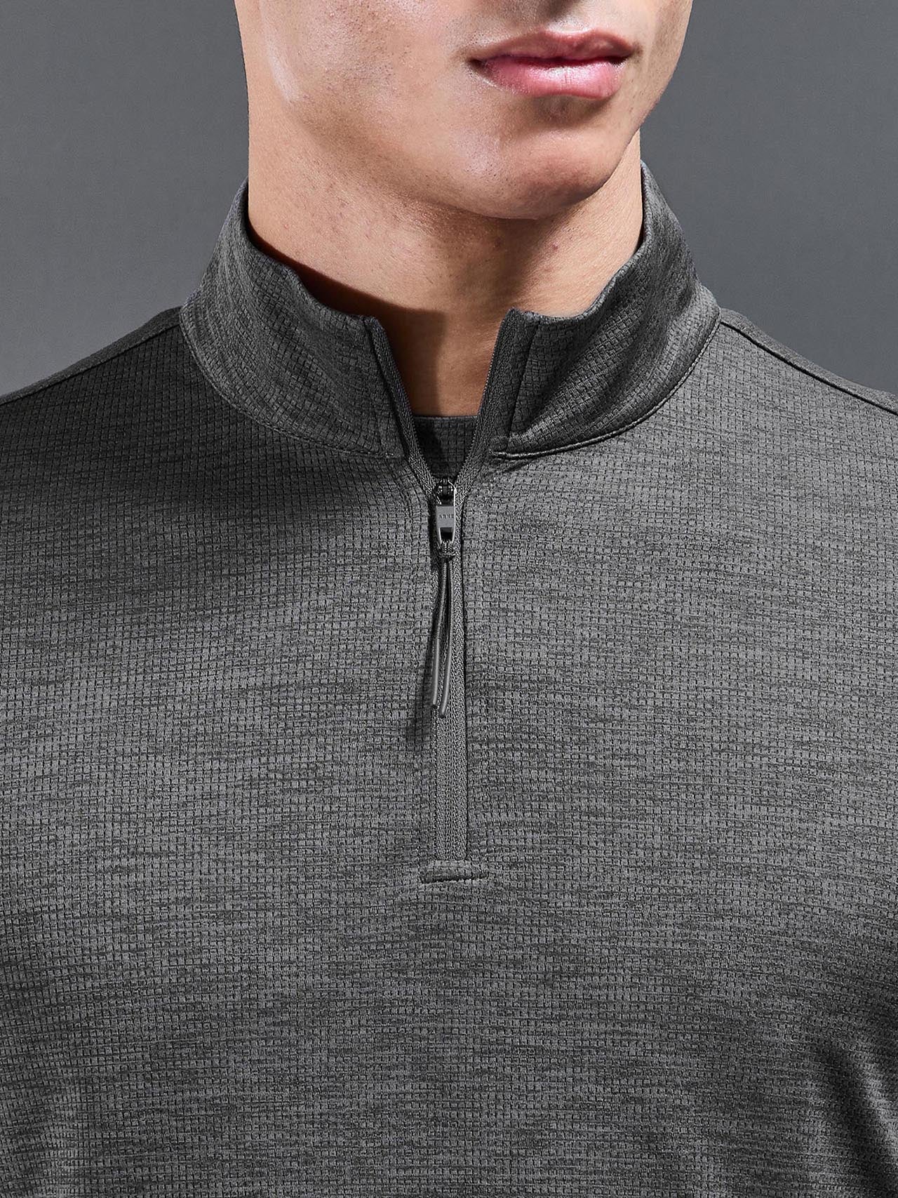 Trail Half Zip in Charcoal - Image 6