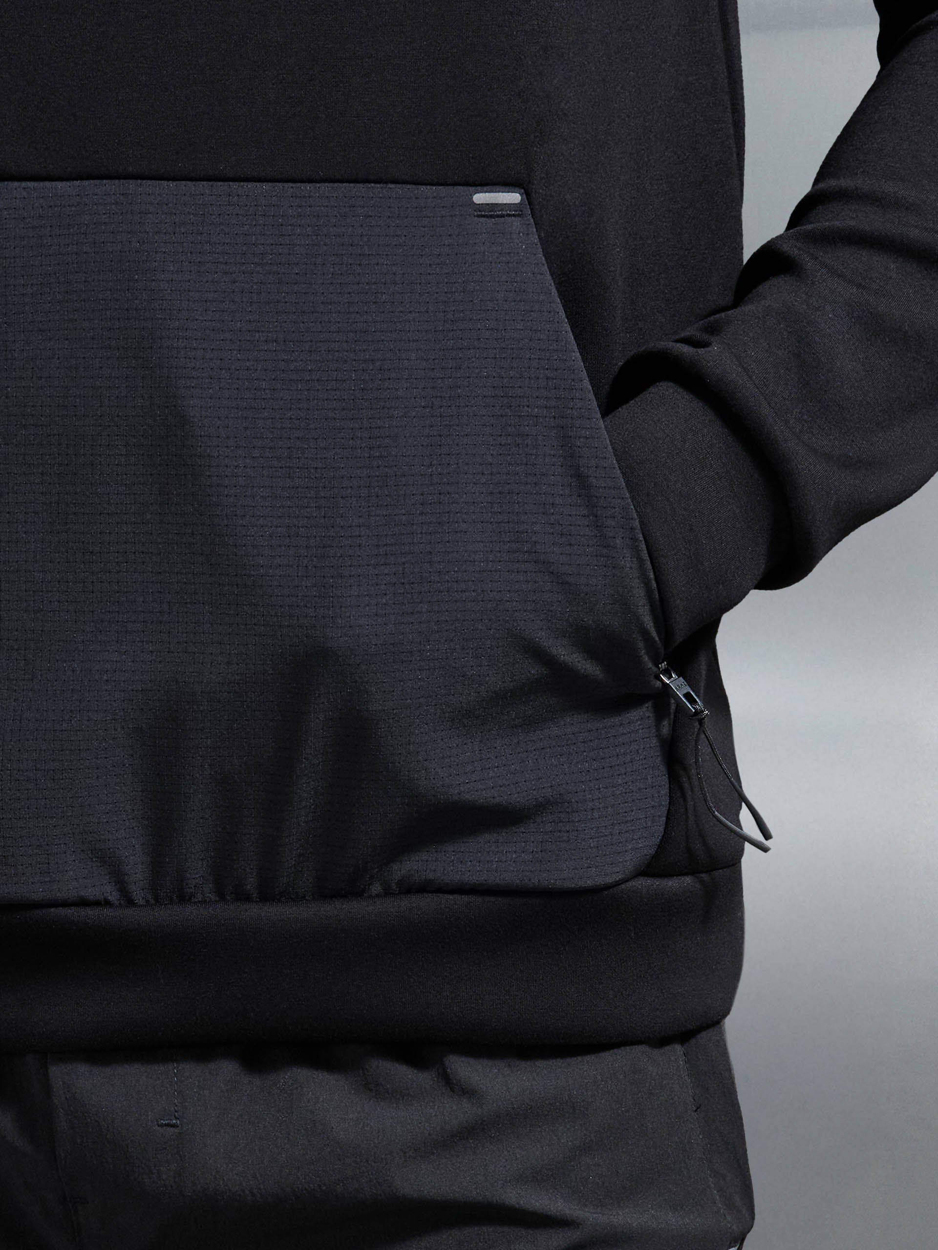 Trail Hybrid Hoodie in Black - Image 7