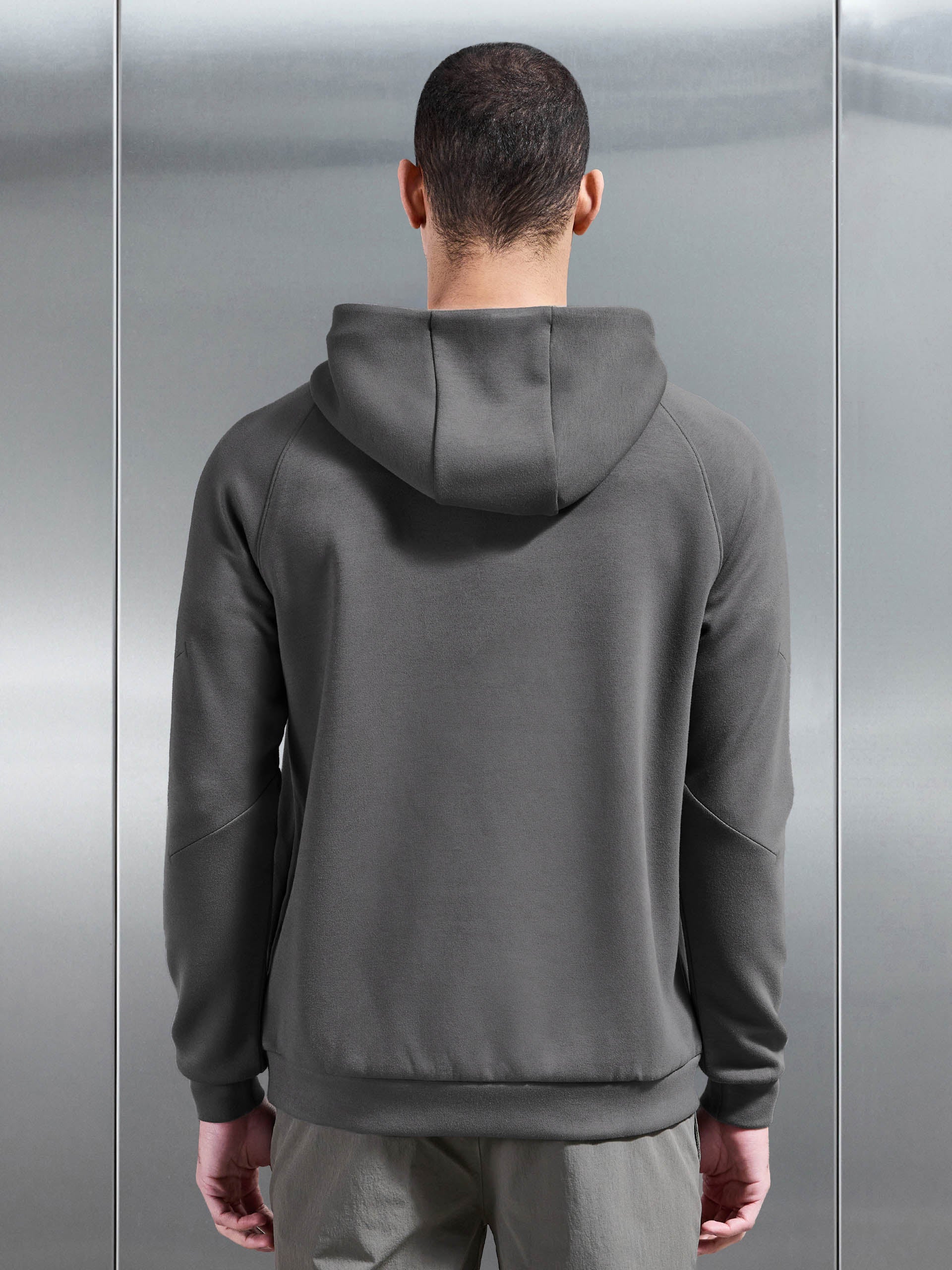 Trail Hybrid Hoodie in Grey - Image 5