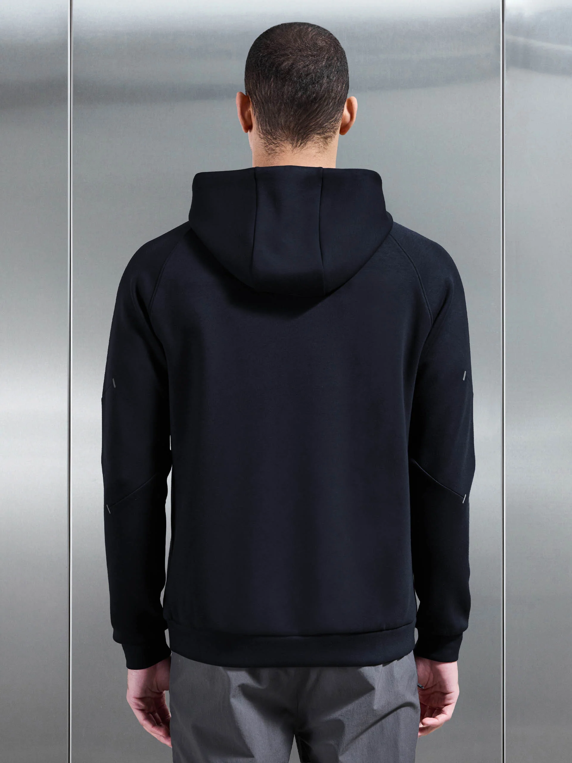 Trail Hybrid Hoodie in Navy - Image 5