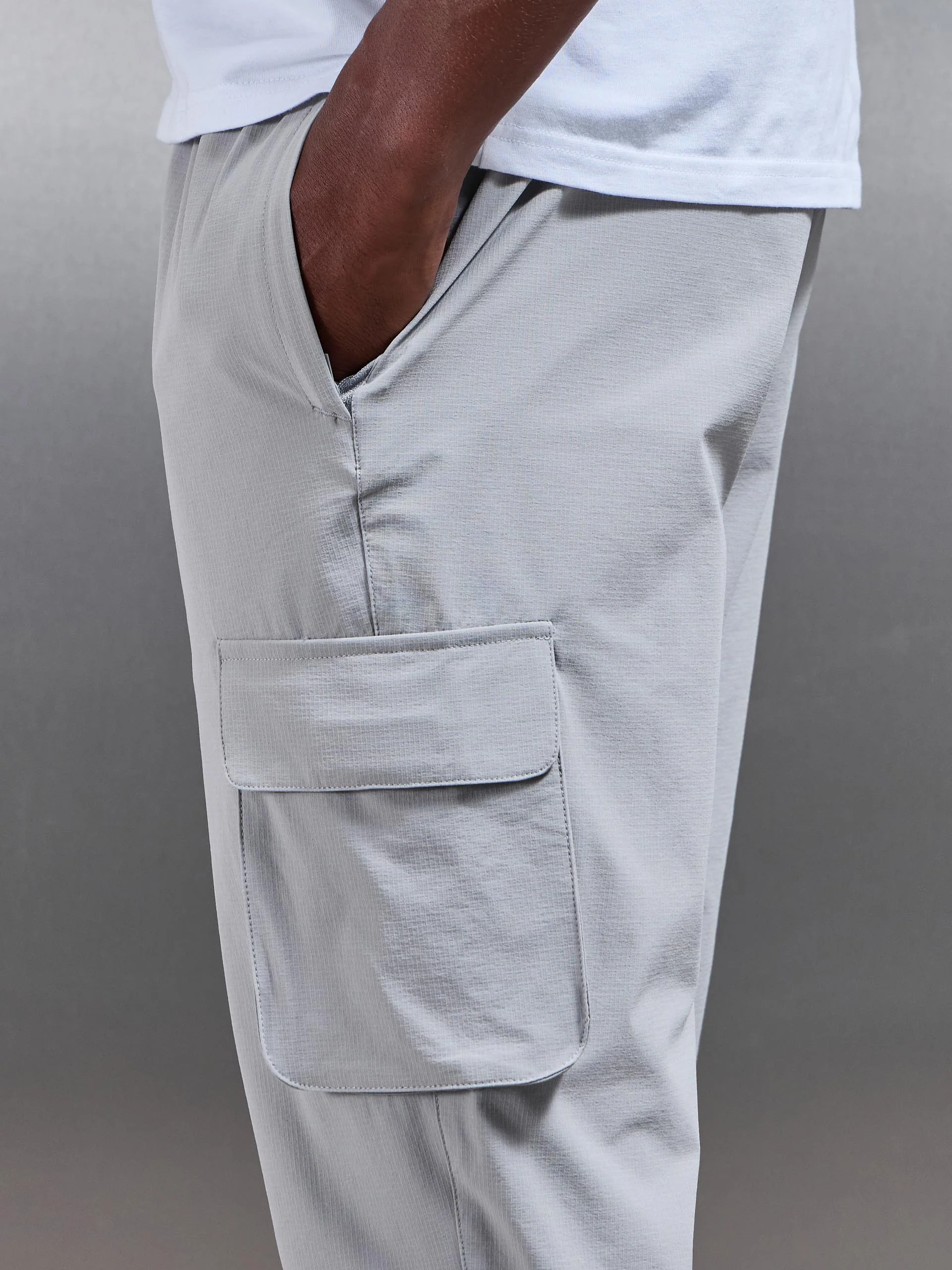 Utility Cargo Pant in Mid Grey - Image 5