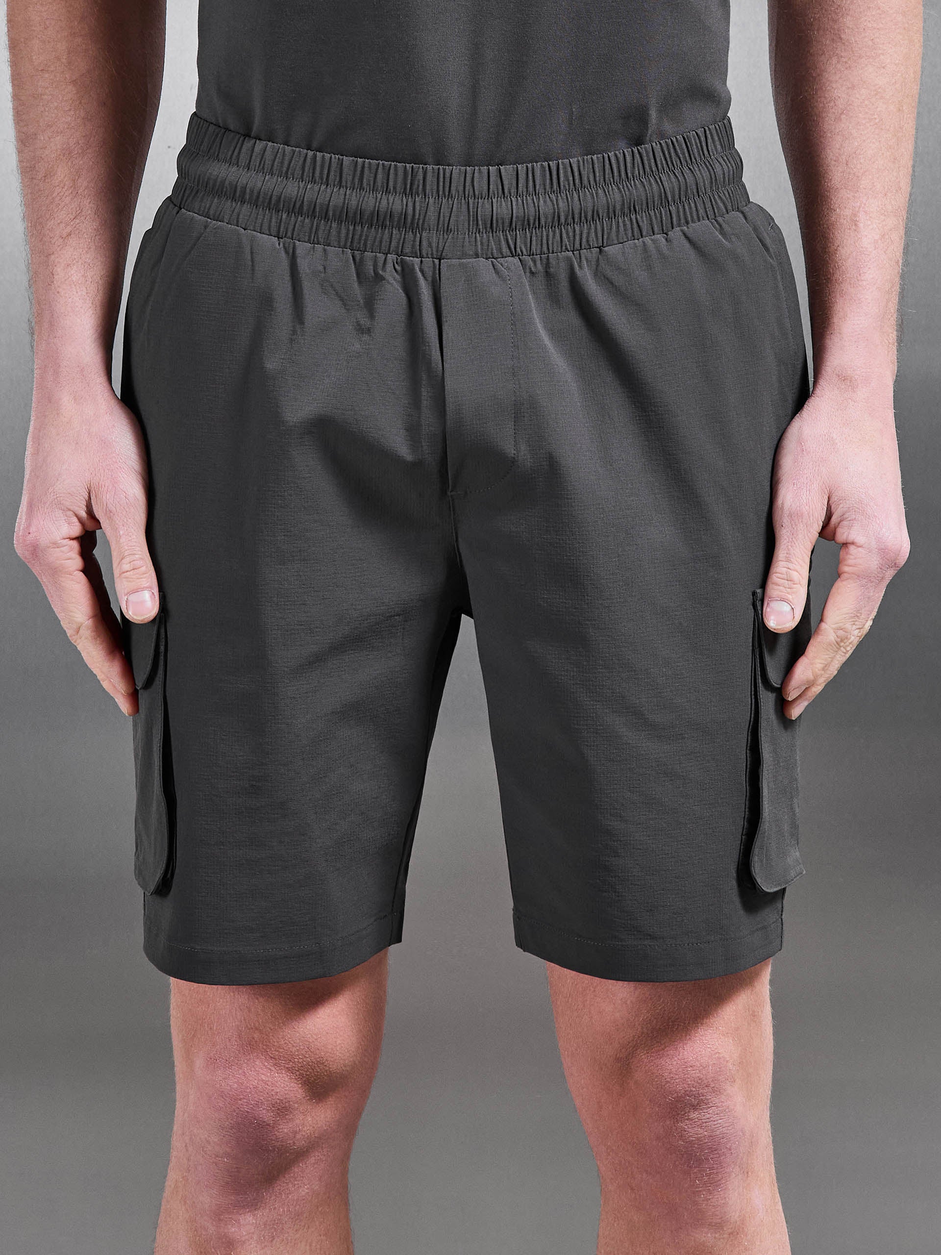 Utility Cargo Short in Grey - Image 5