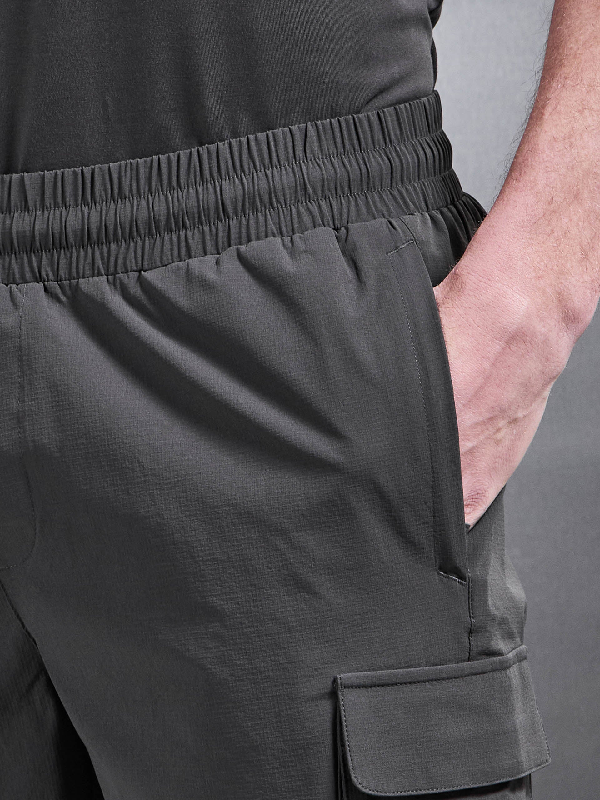 Utility Cargo Short in Grey - Image 6