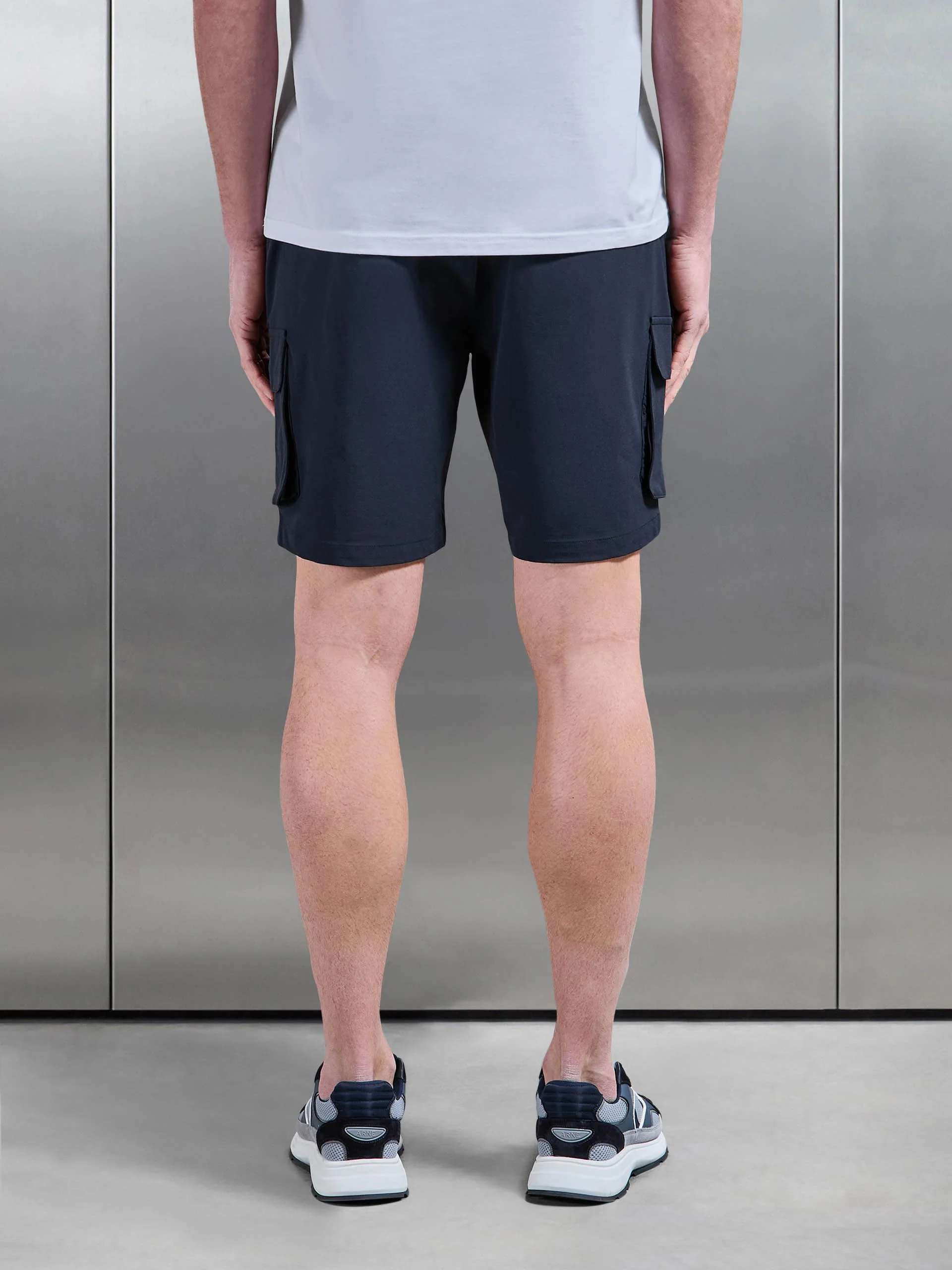 Utility Cargo Short in Navy - Image 3