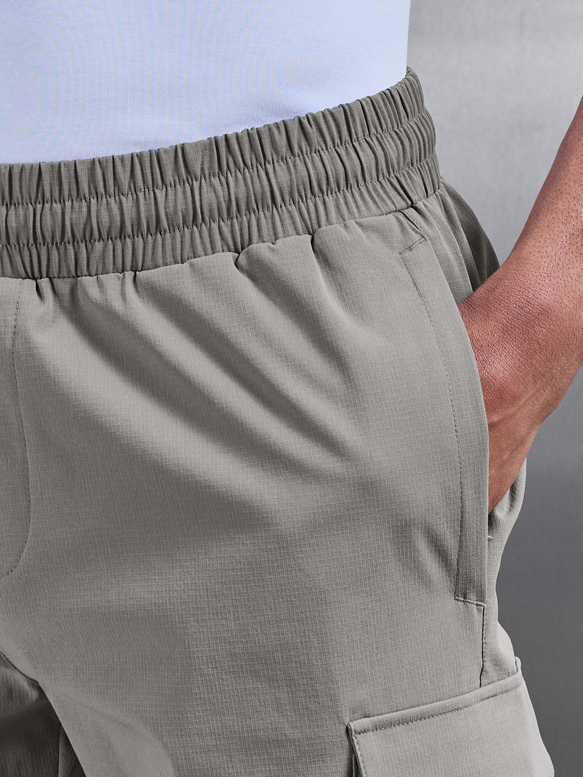 Utility Cargo Short in Olive - Image 5