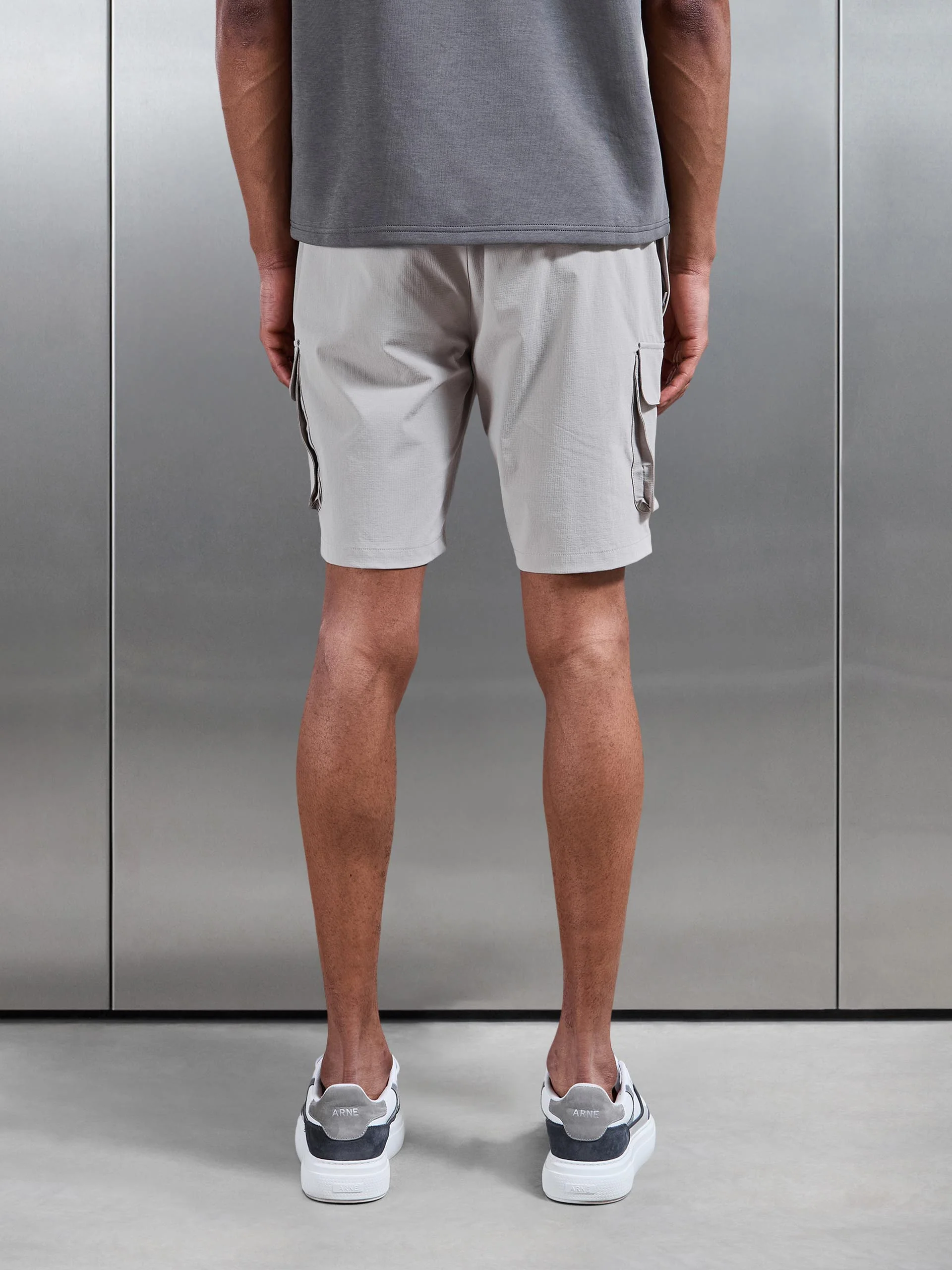 Utility Cargo Short in Stone - Image 3