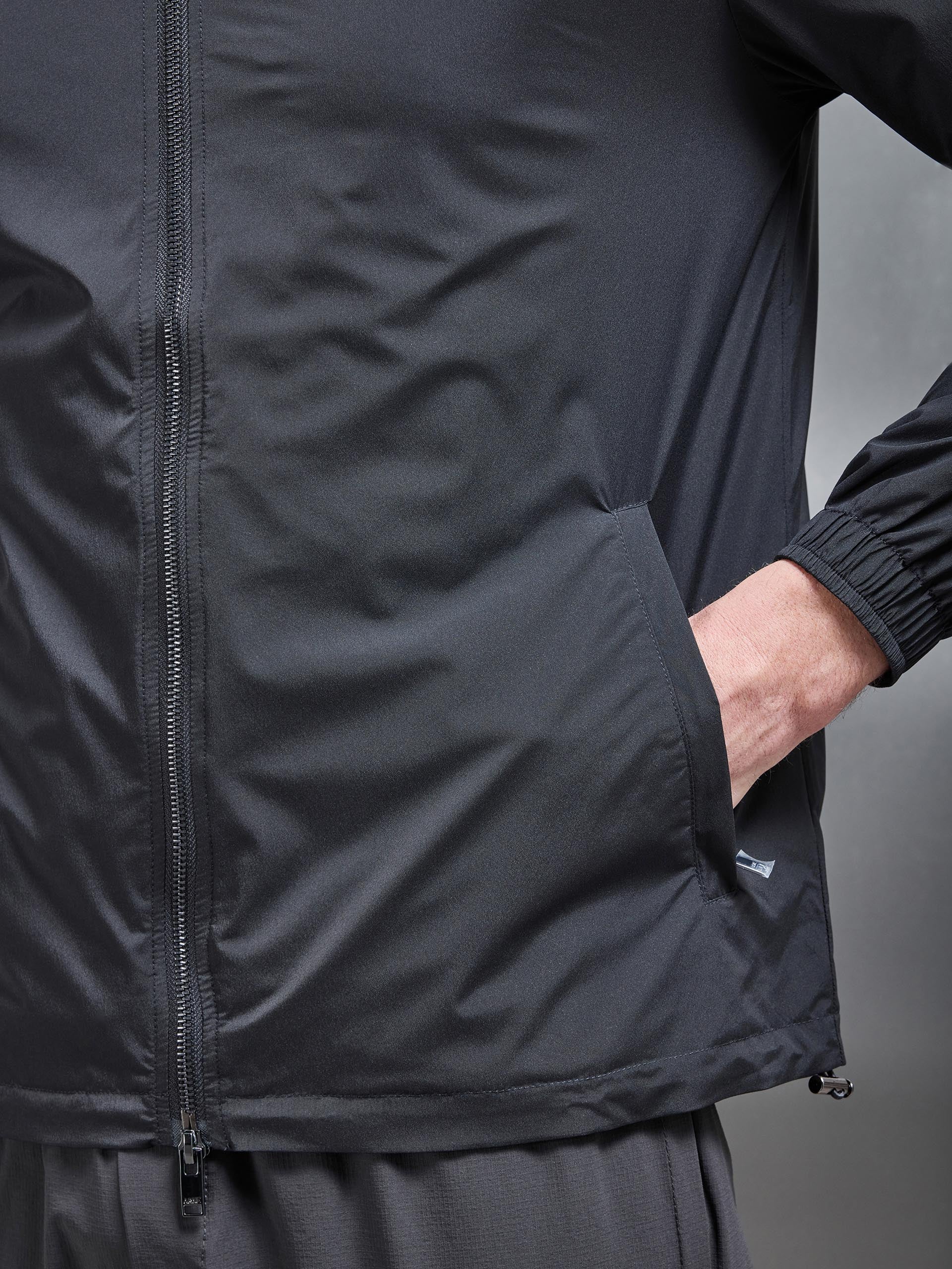 Utility Technical Shell Windbreaker in Grey - Image 4