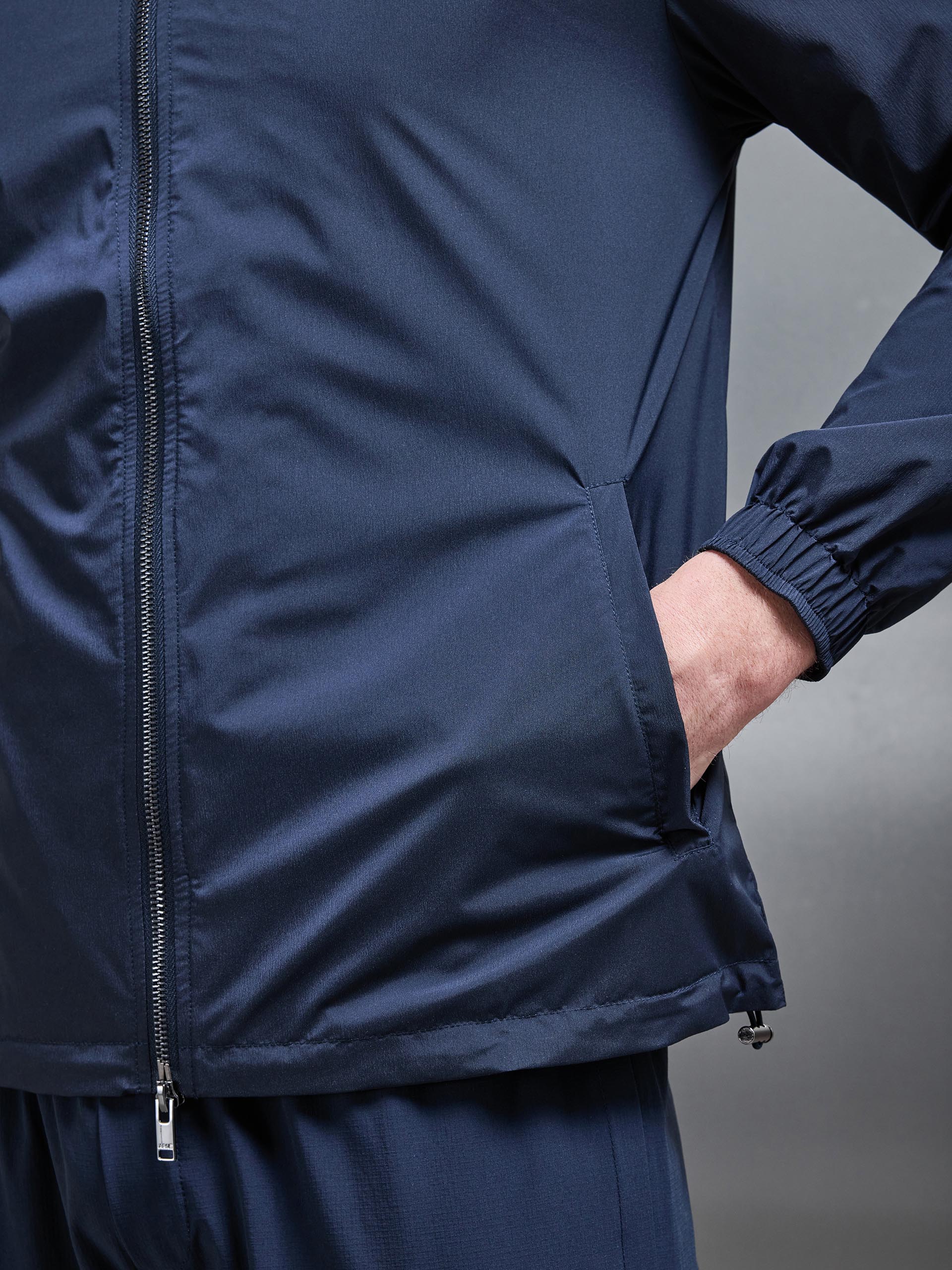 Utility Technical Shell Windbreaker in Navy - Image 4