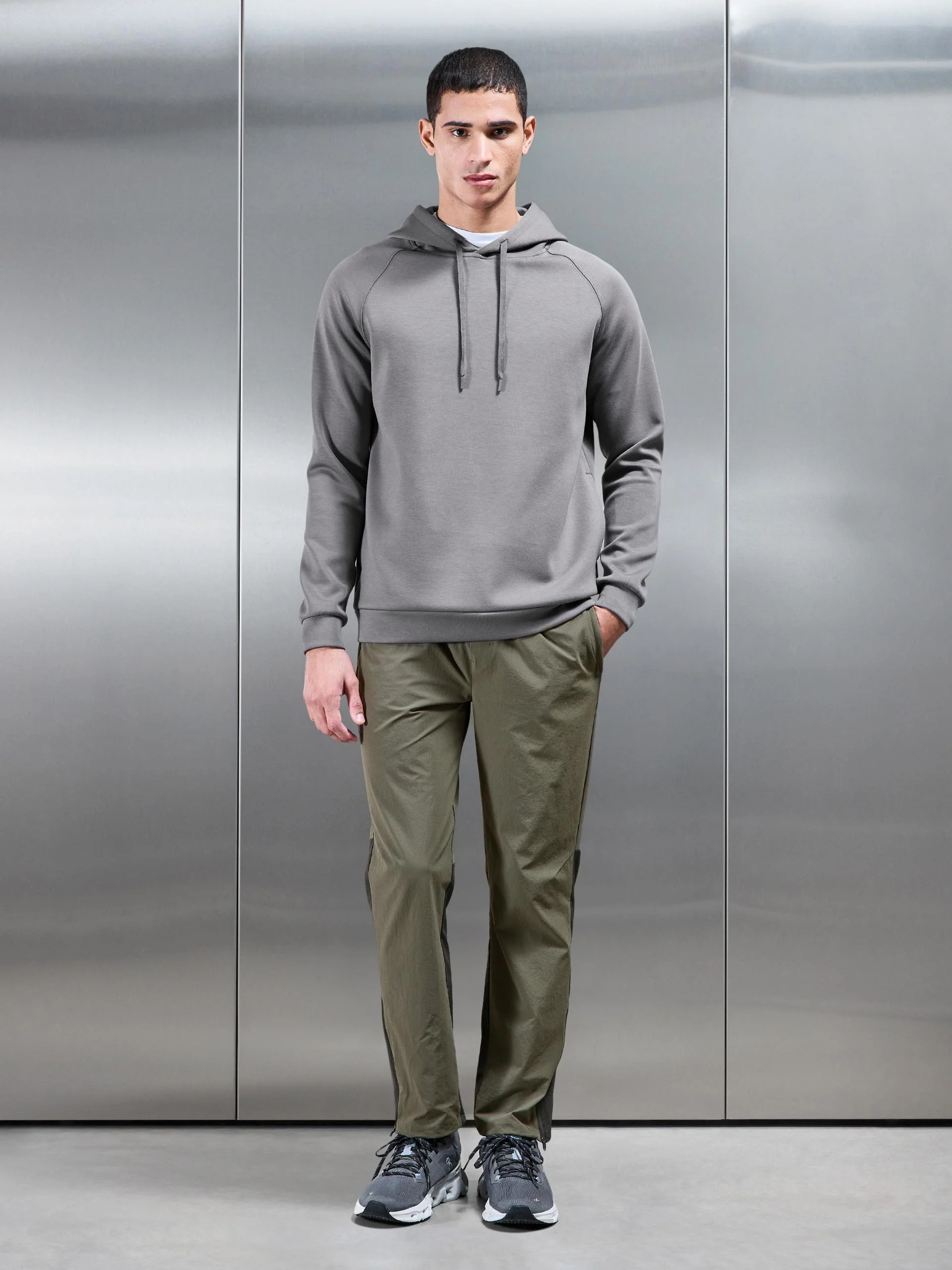 Utility Trail Trackpant in Olive Grey - Image 4