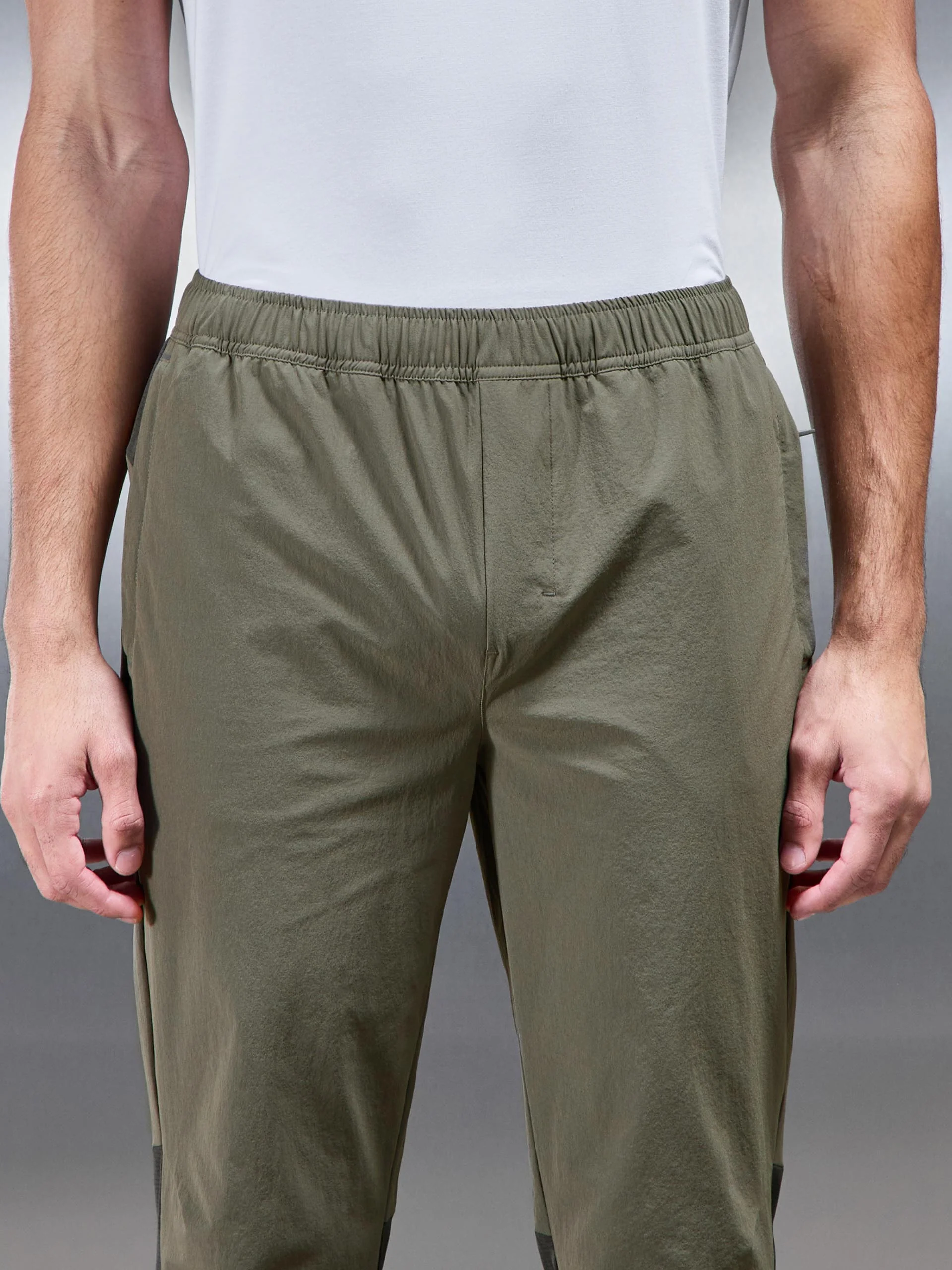 Utility Trail Trackpant in Olive Grey - Image 6