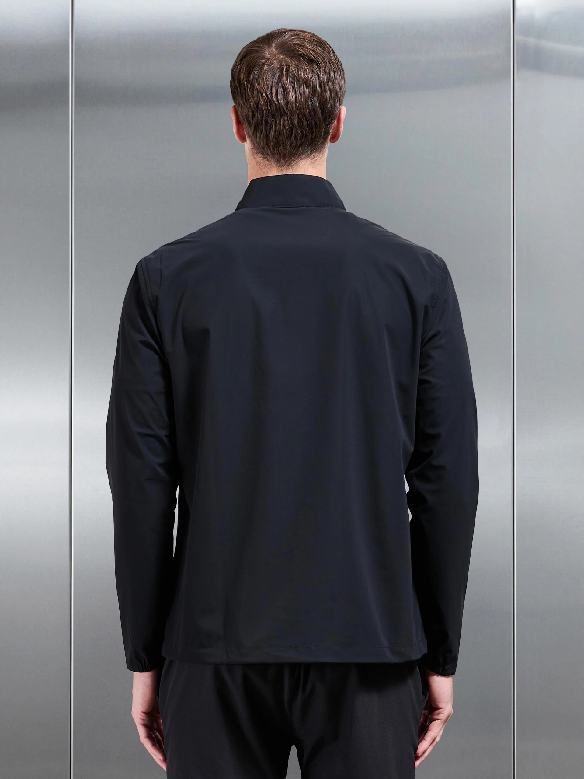 Water Repellent Cargo Jacket in Black - Image 3